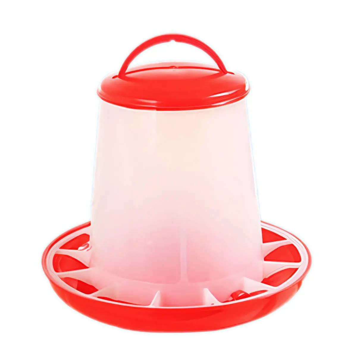 Comedero Para Pollos. 26X26cm. Alimentador Para Aves De Corral. Capacidad De 3Kg. 1