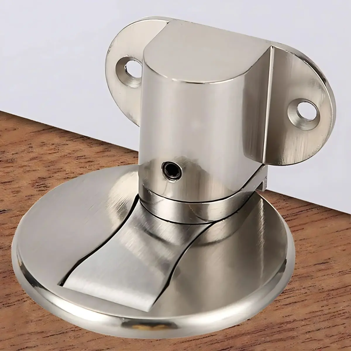 Tope Magnético Para Puerta. Soporte De Piso Con Succión Y Adhesivo 3M. Incluye Tornillos Y Llave Hexagonal. 1