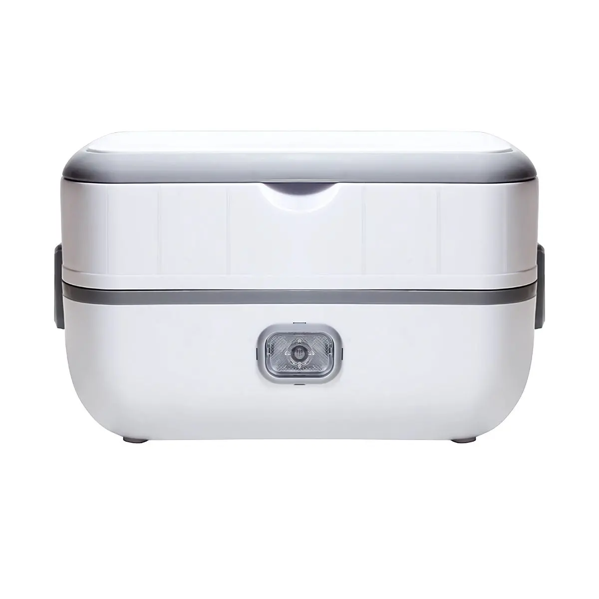Lonchera Eléctrica Portátil Con Doble Recipiente. Calentador De Alimentos A Vapor 110V. Lunch Box De 2 Compartimentos. 1