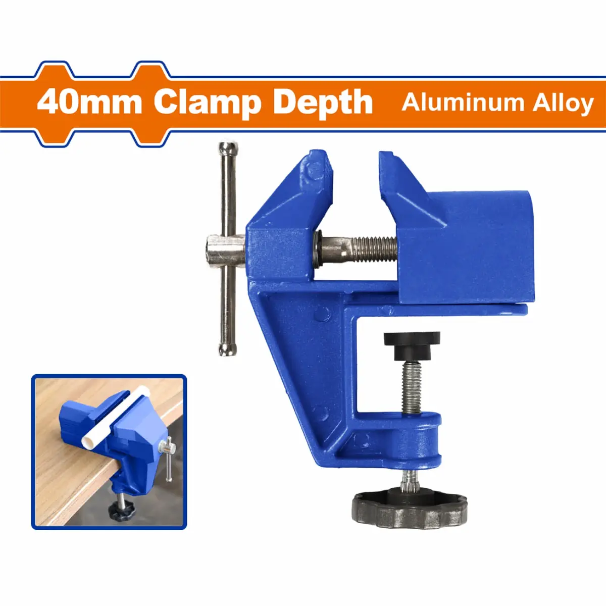 Tornillo De Banco 40 Mm Aleación De Aluminio Para Taller Y Hogar 1