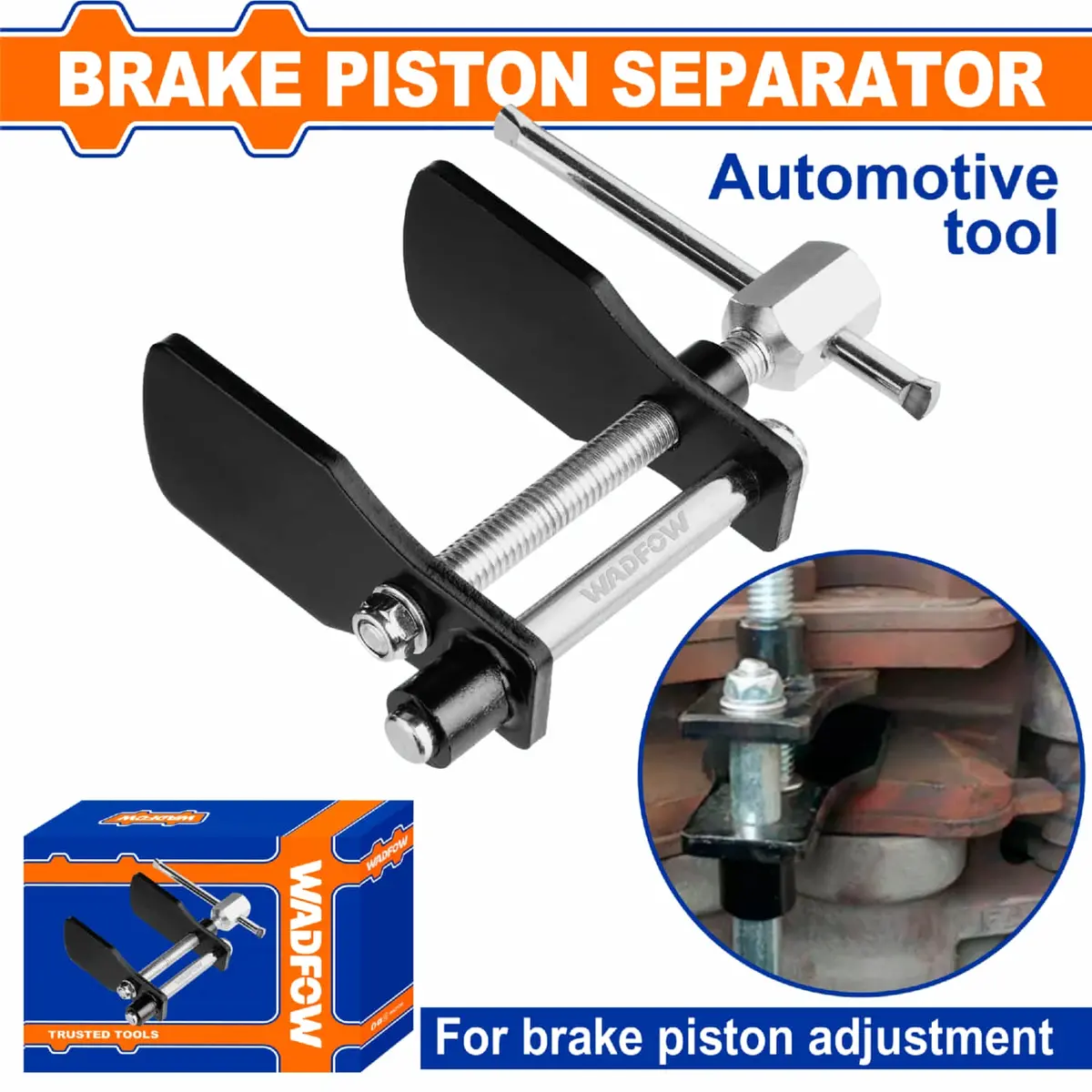 Separador De Pistón De Freno 0-75Mm Acero Al Carbono A3 Ideal Para Cambio De Pastillas 1