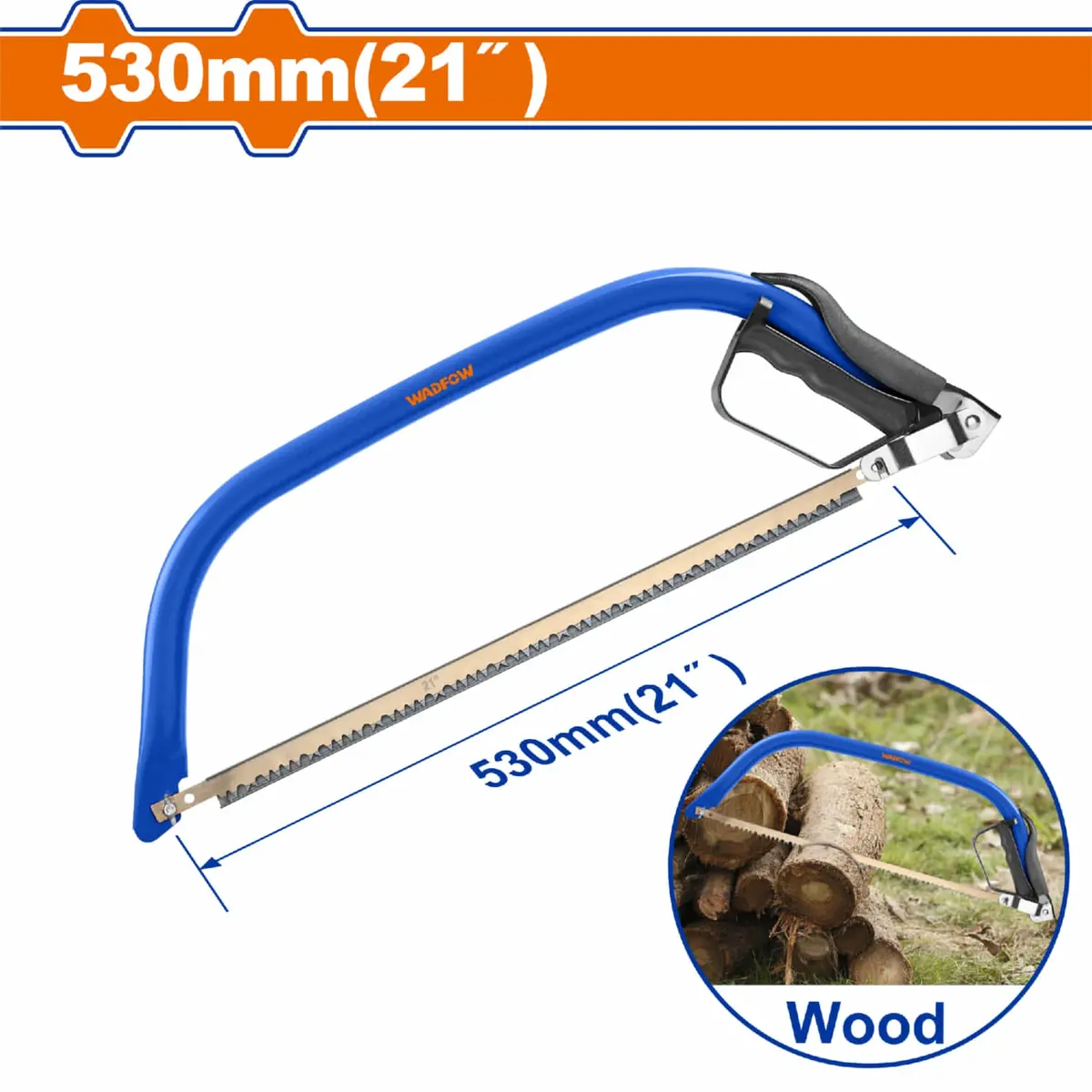 Sierra Para Podar 530Mm (21") Incluye 1 Hoja De Sierra. Ideal Para Arquitectura Y Paisajismo. Serrucho De Jardín. 1