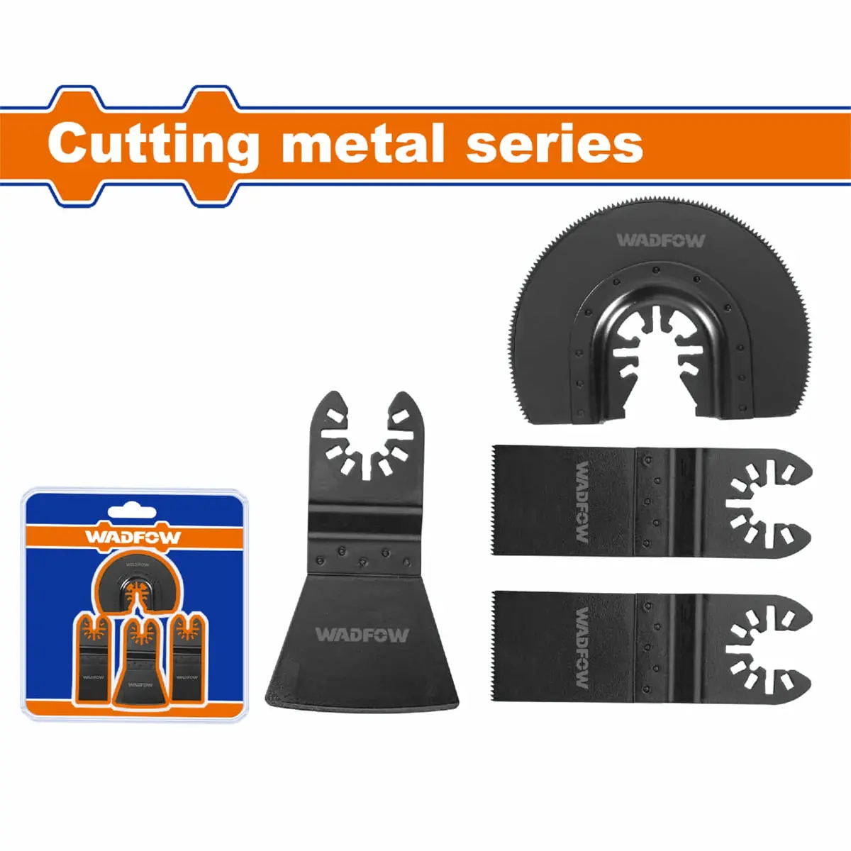 Hojas De Sierra Multifunción Para Cuchilla Bim. Cortes En Madera Y Metal. Set 4 Pzas. 1