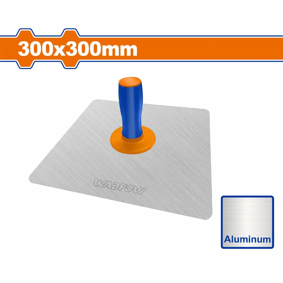 Paleta De Aluminio Para Gypsum 300X300mm Mango De Plástico. Halcon De Yeso. Bandeja Para Gyspum Drywall Pastear Pasteo 1