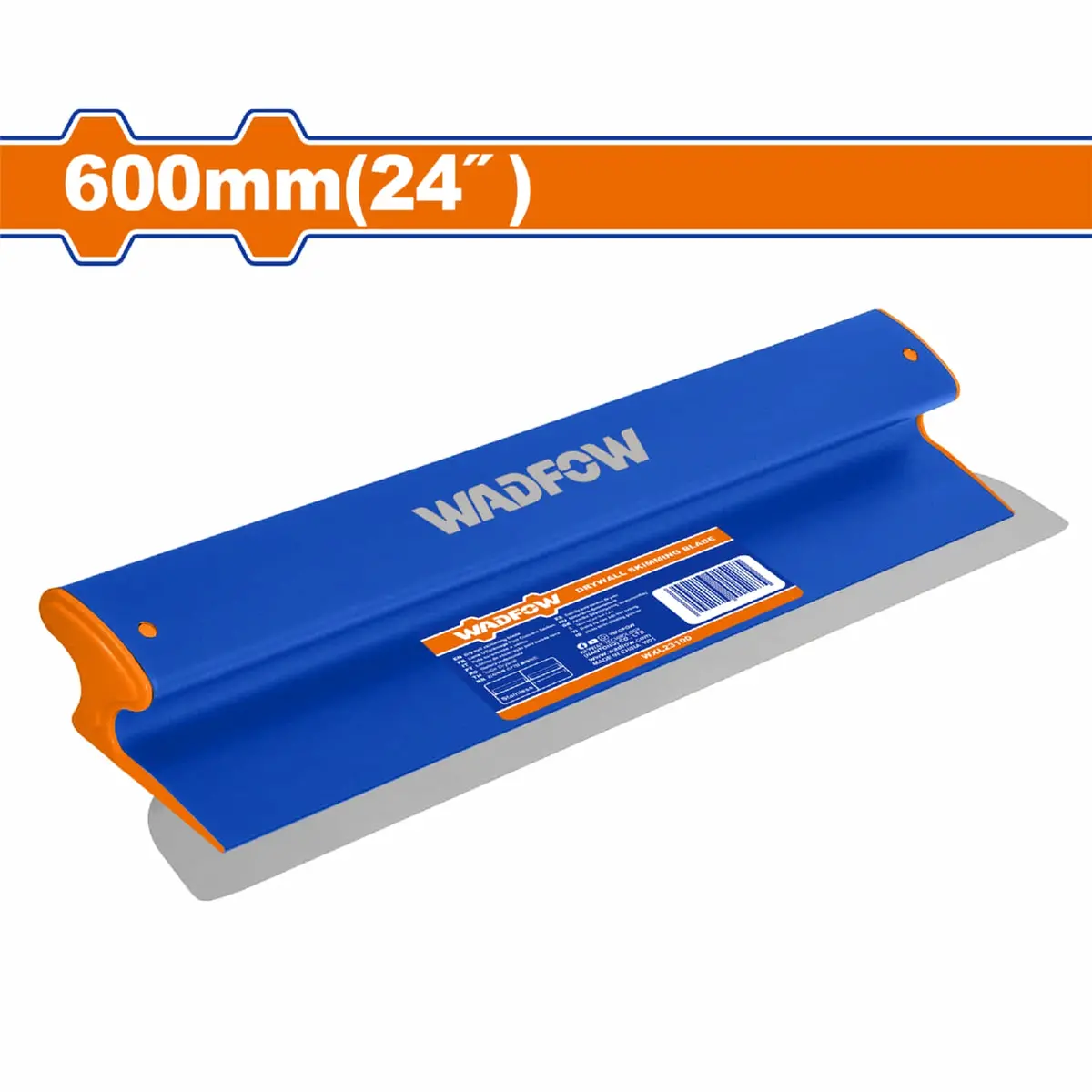 Cuchilla Para Raspar Paneles De Yeso Drywall 600Mm (24") Acero Inoxidable Grosor 0.5Mm 1
