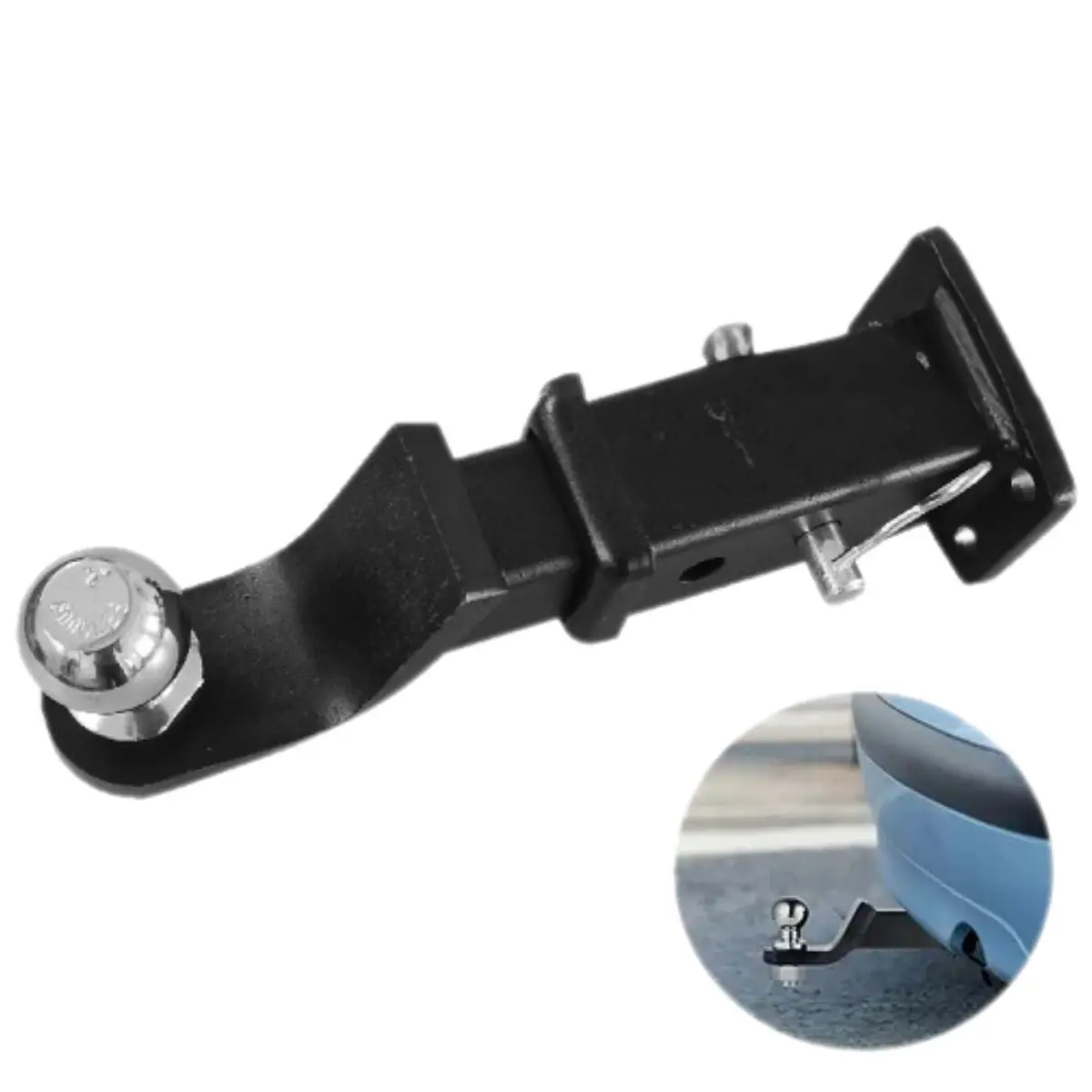 Bola Enganche De Remolque Universal 50 Mm Para Camioneta Y Suv. Acoplador Para Trailer. Bola Cromada Y Acero Reforzado 2”. 1