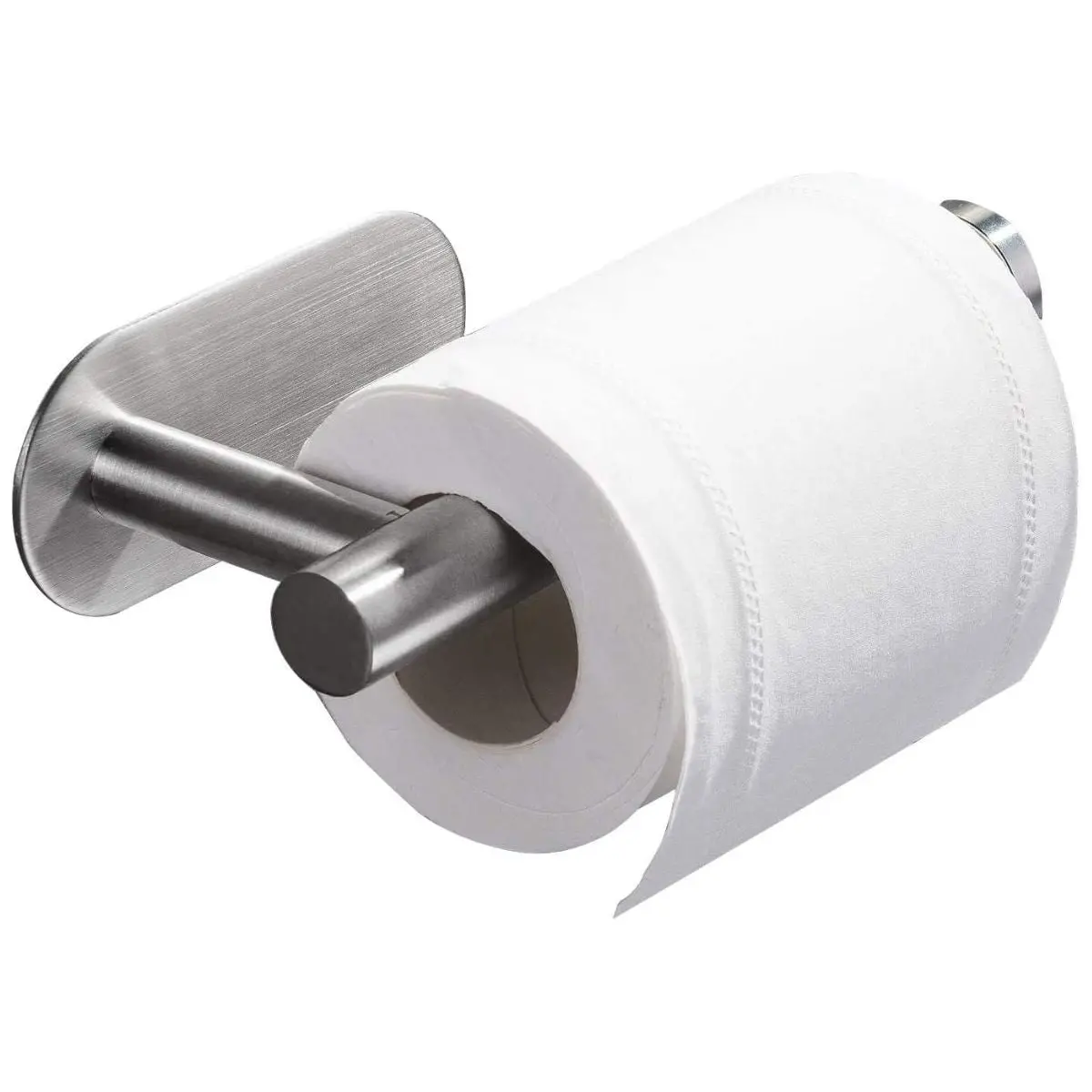 Portarrollos De Papel Higiénico En Acero Inoxidable. Montaje Autoadhesivo. 1