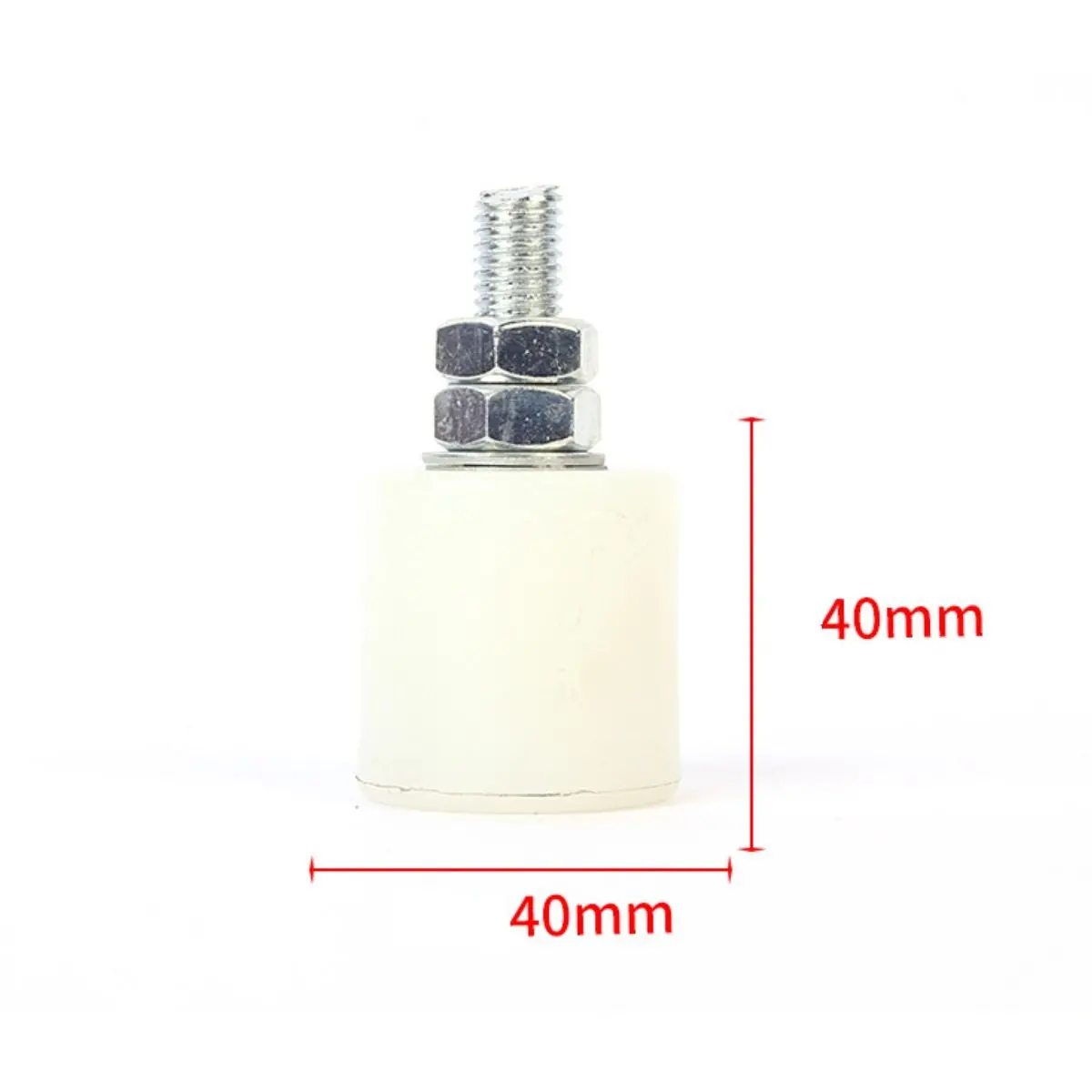 Guía De Portón. Tope Guía Superior De Nylon Para Portón Corredizo 40X40 Mm Para Portones 1