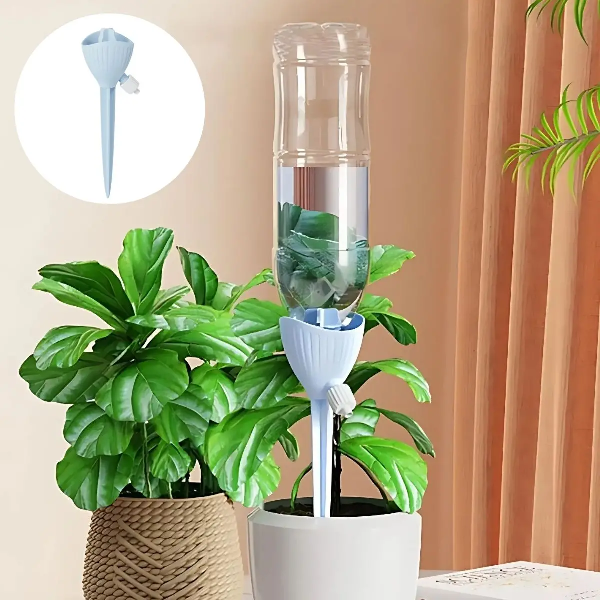 Goteador De Agua Para Plantas. Riego Por Goteo Ajustable Para Plantas En Macetas. Autorriego. 1