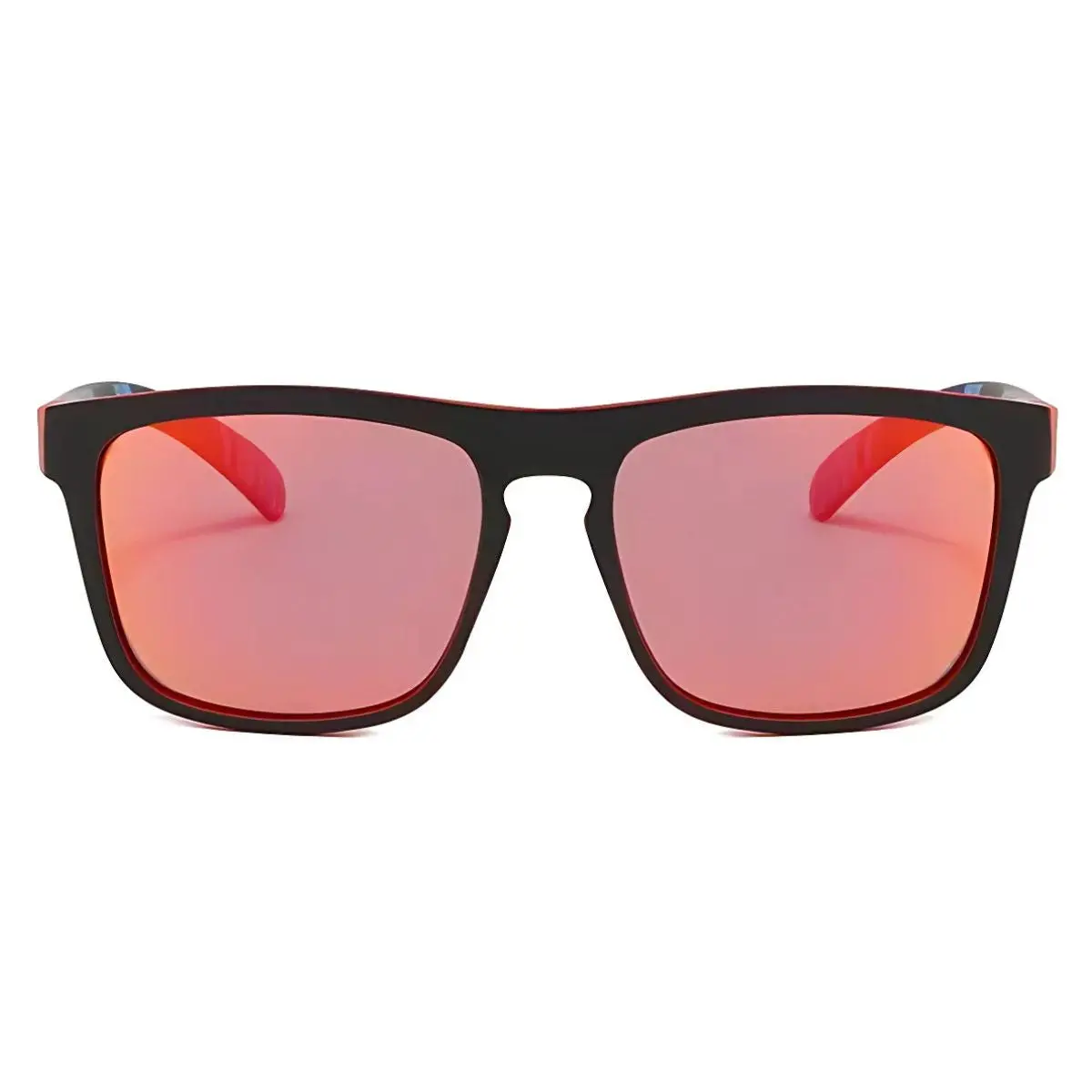 Gafas De Sol Polarizadas Uv400 Lentes De Sol. Color Rojo Con Negro. 2