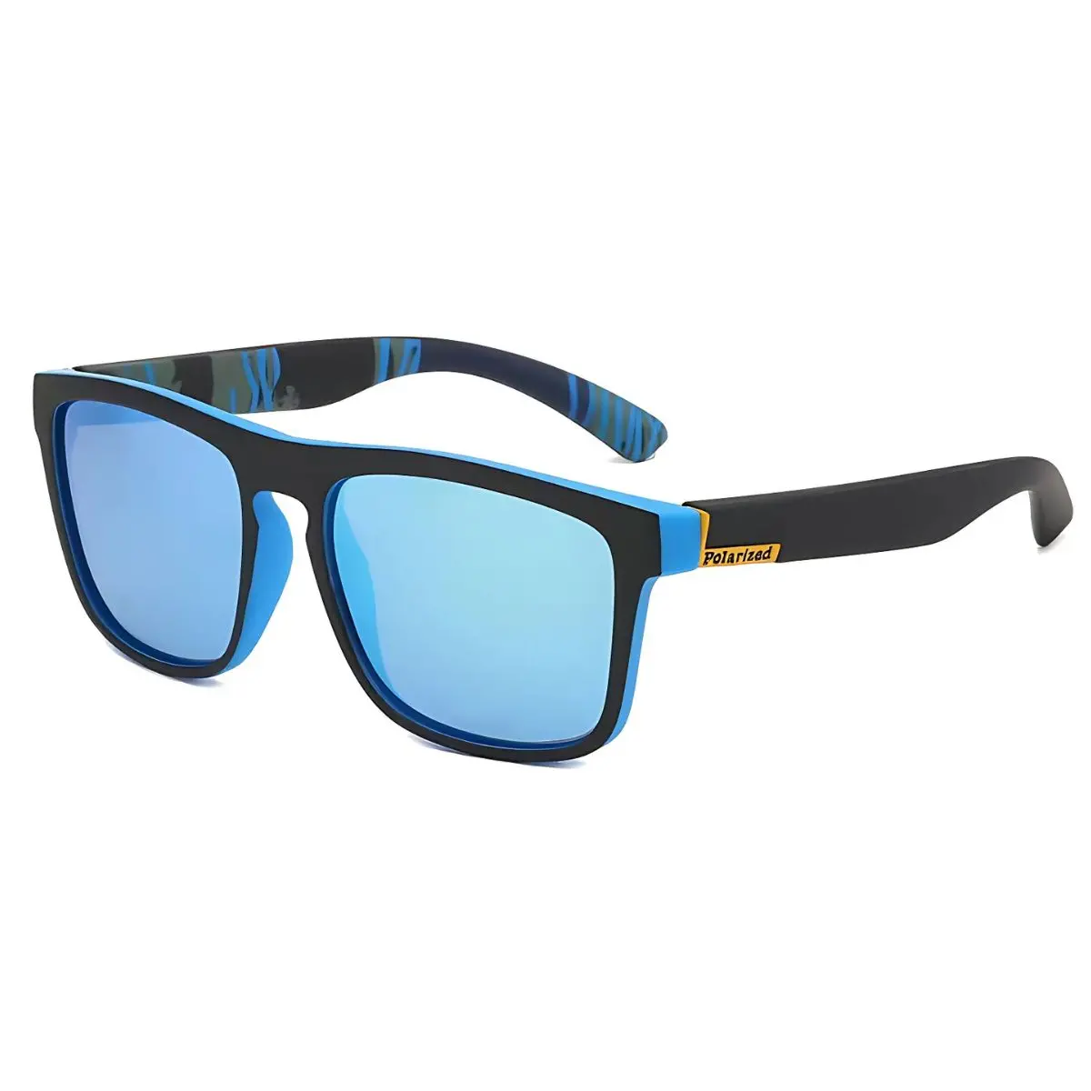 Gafas De Sol Polarizadas Uv400 Lentes De Sol Con Lente Espejo Azul 1