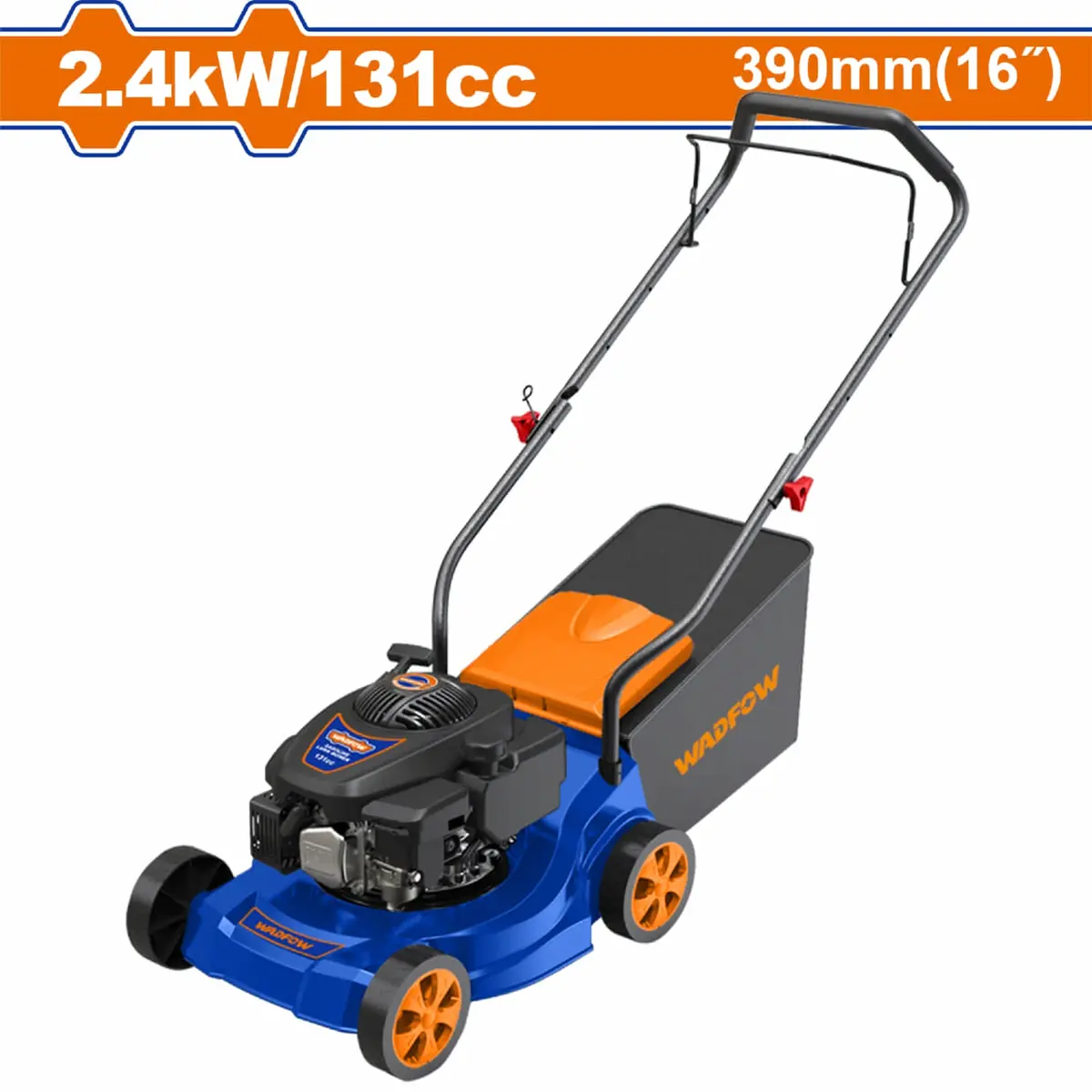Cortadora De Césped A Gasolina 390Mm (16") 131Cc 2.4Kw 3.2Hp 2800Rpm Motor 4 Tiempos. Cortagrama 1