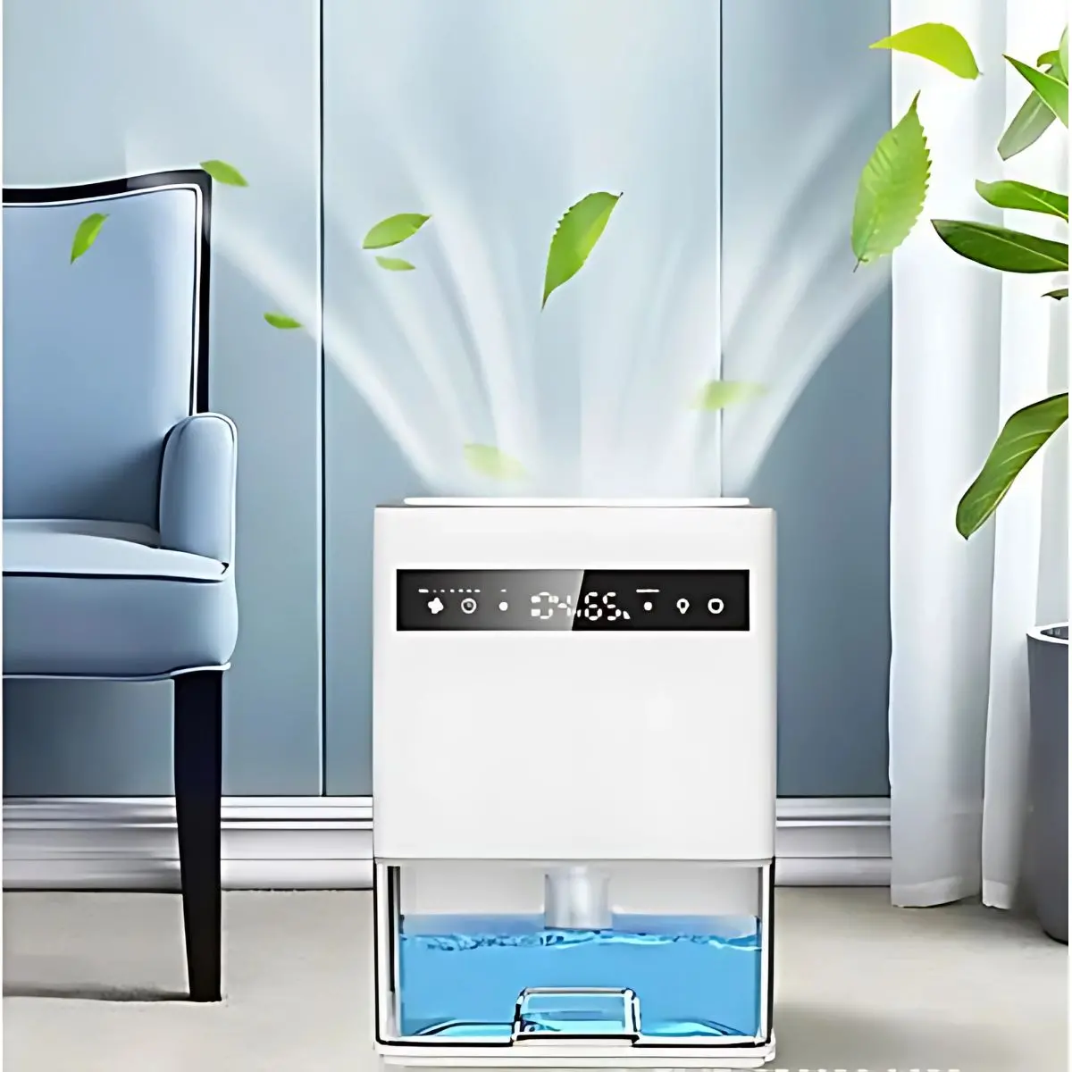 Deshumidificador Eléctrico Digital 2.6L. Ideal Para Closets, Armarios, Cuartos Y Baños. Extractor De Humedad. 1