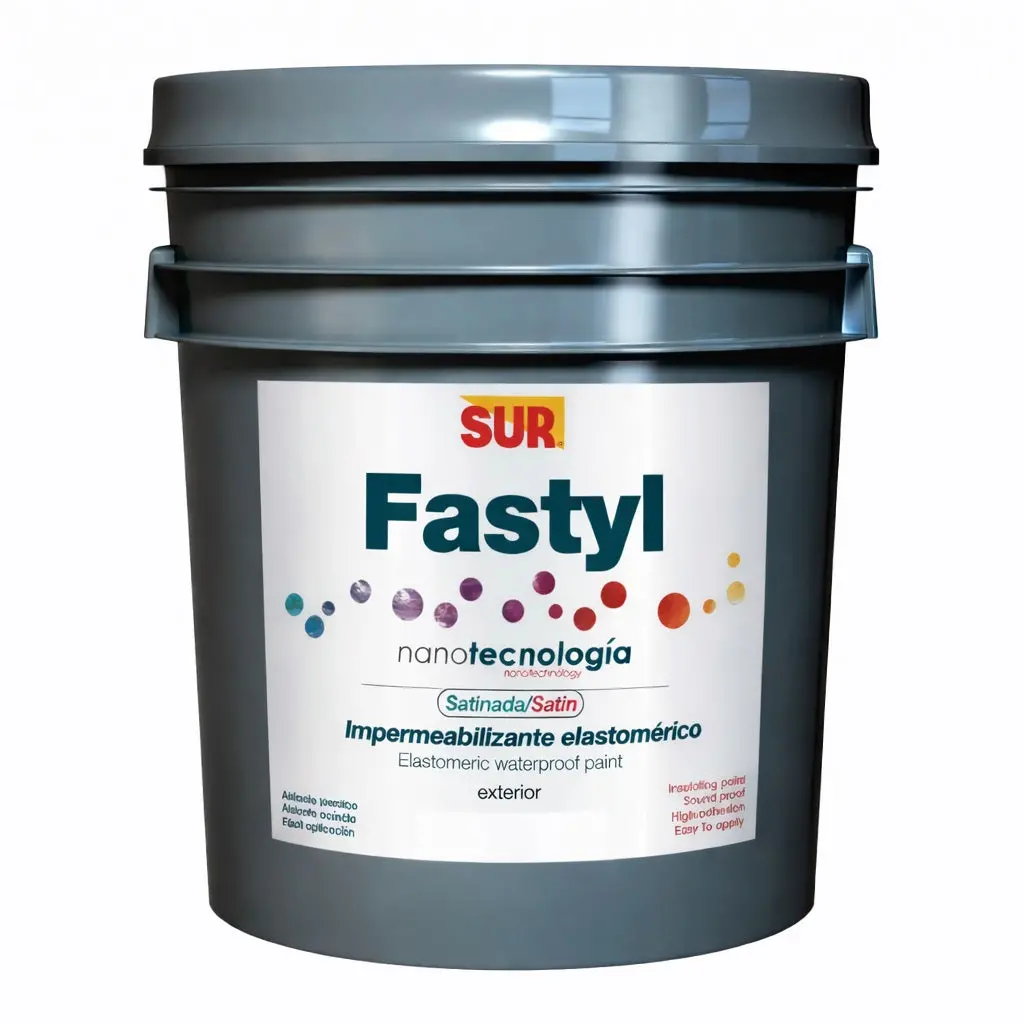 Pinturas Impermeabilizantes Elastomérica Sur Fastyl 5 Galones 1