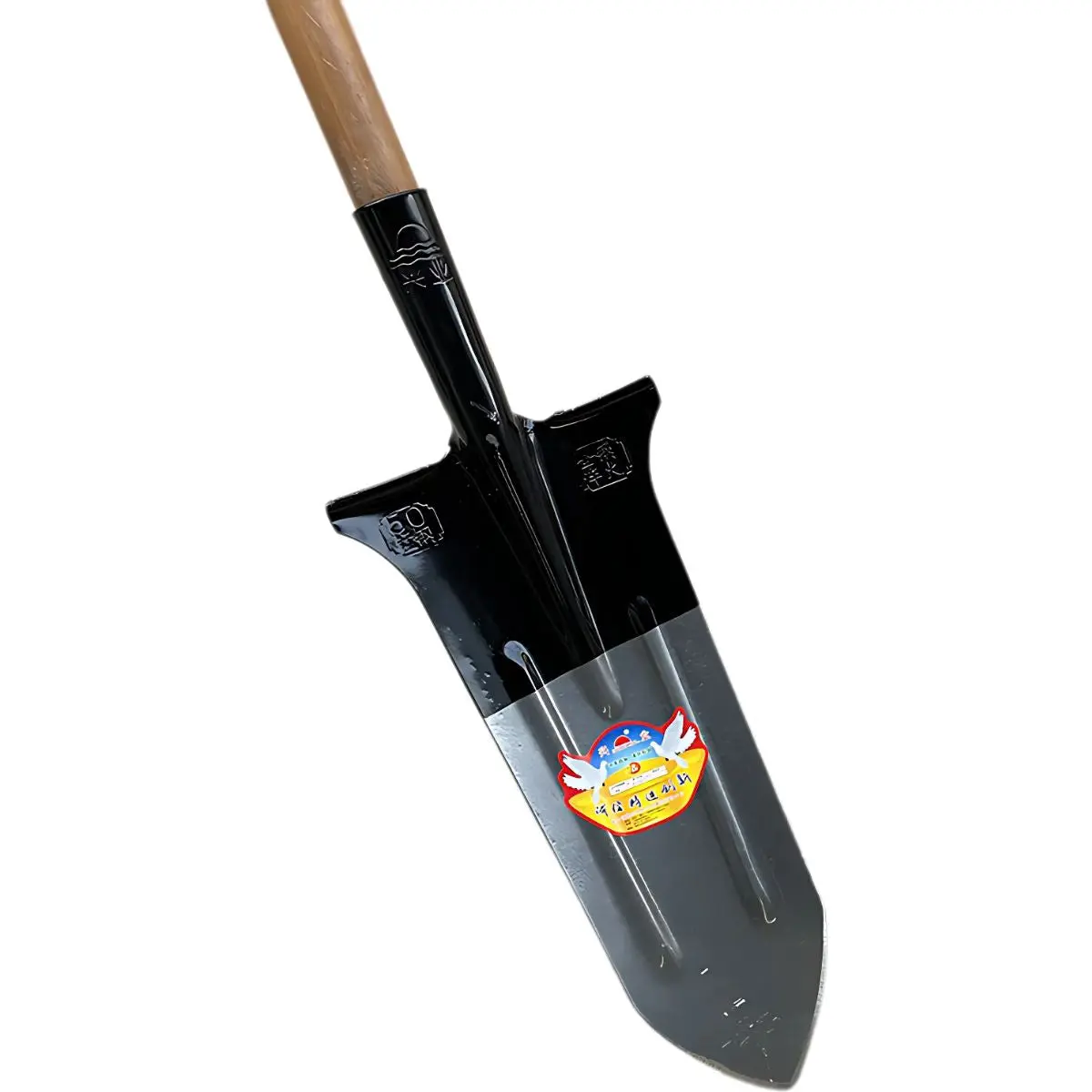 Pala Cañera Punta Larga 1.60 M Con Mango De Madera. Ideal Para Suelos Duros Y Compactos. 2