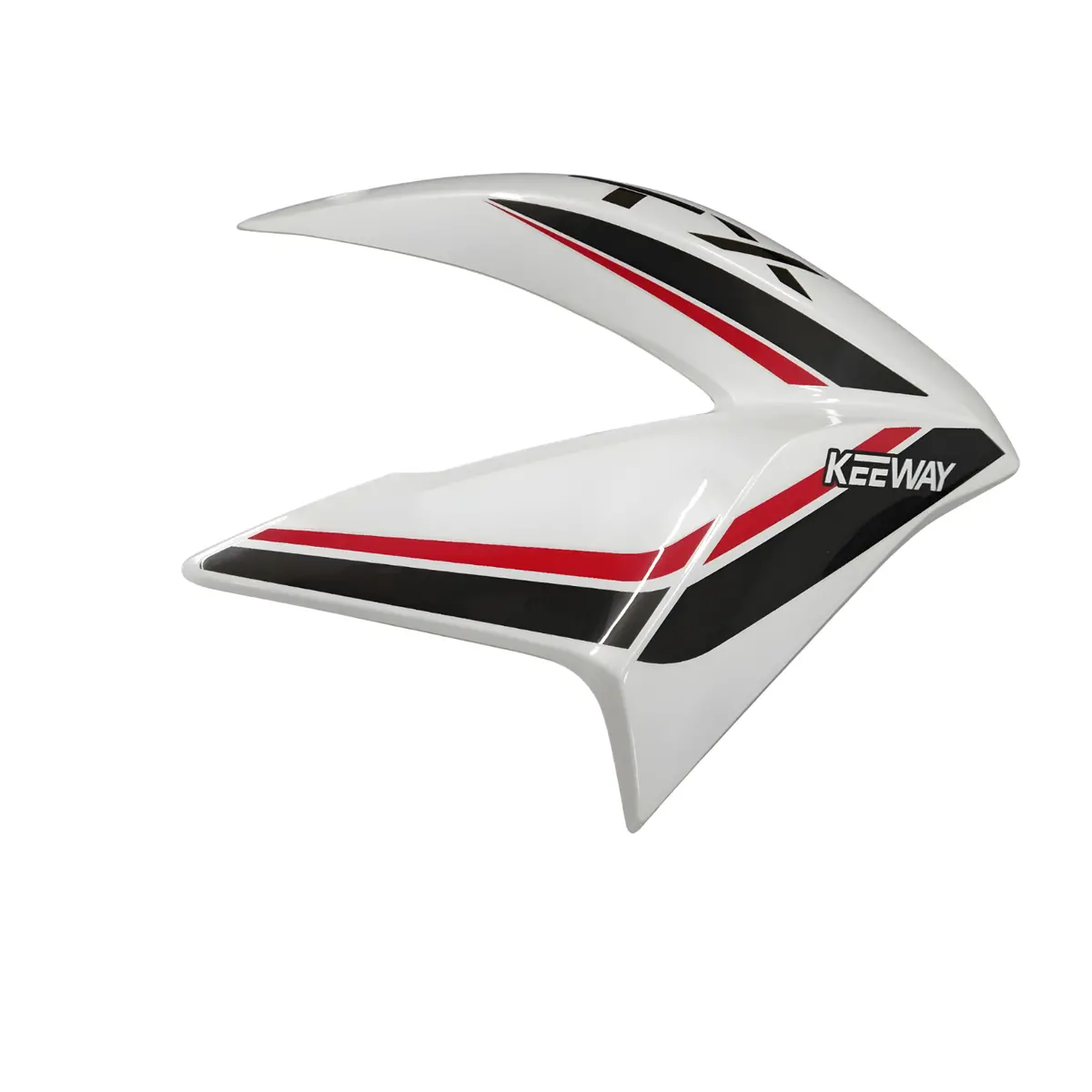 Covertor Blanco Derecho Del Tanque De Combustible (Tx200 New) Fuel Tank Right Guard White W1 1