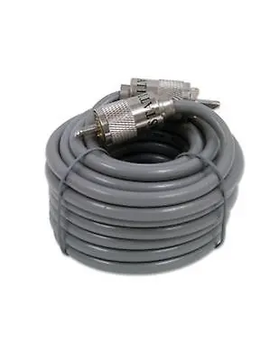 18Ft Low Loss 98% Astatic Super Shield Rg8x Coax Jumper Cable - Cb Ham Radio 1
