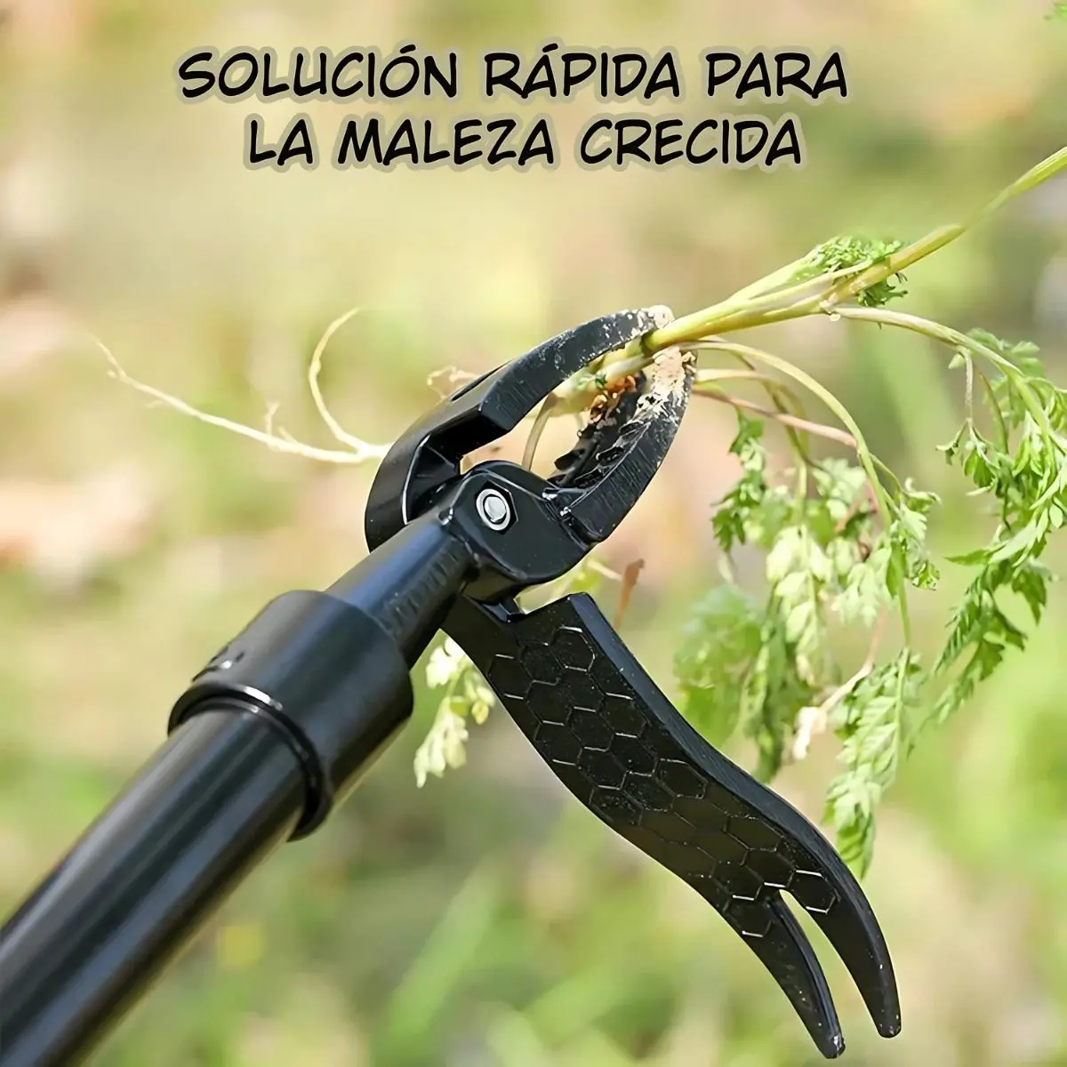 Saca Hierba Removedor De Malezas Con Mango Largo Para Jardín Sin Agacharse. Deshierbador Manual. Tipo Garra. 1