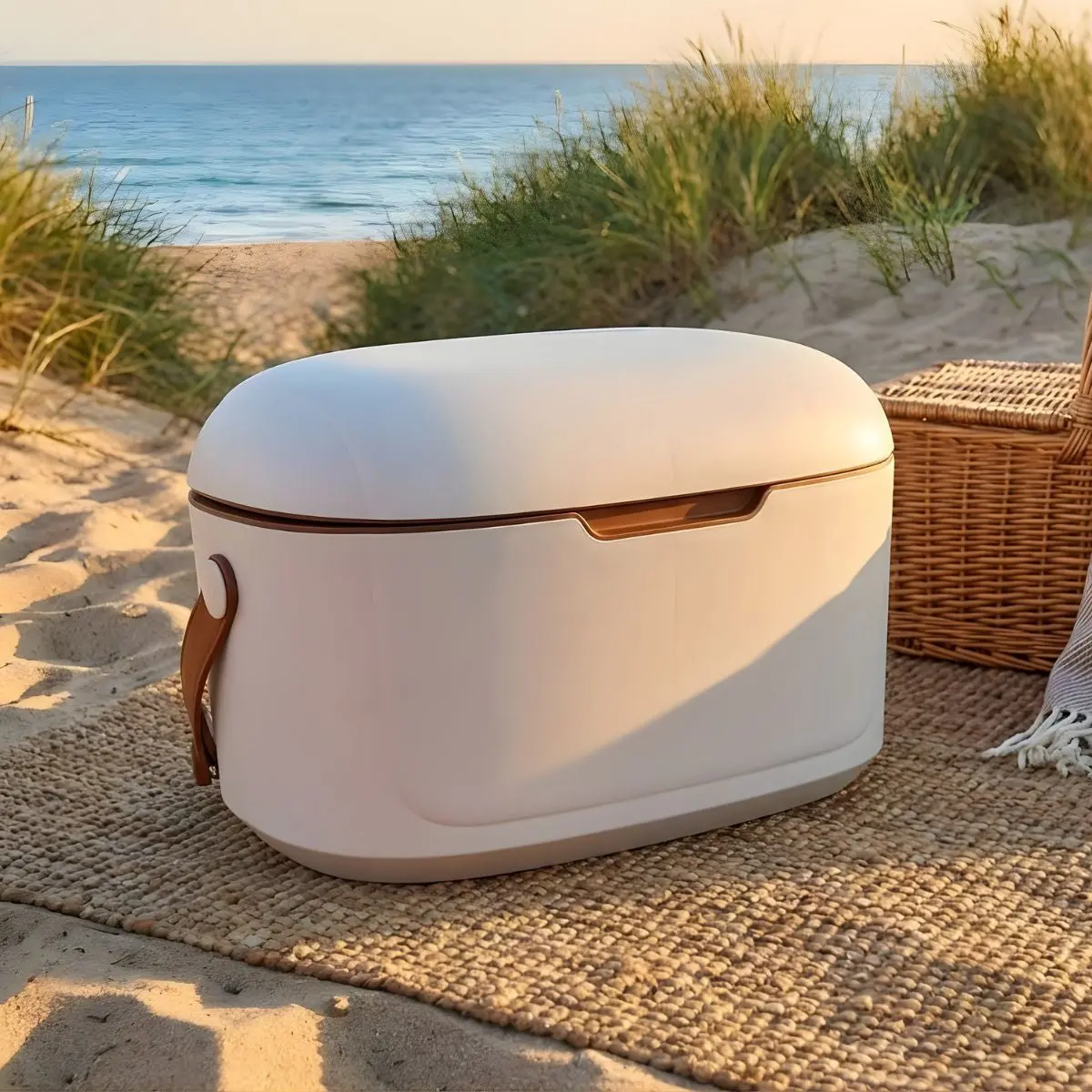 Cooler Portátil Ligero 20Qt (19L) Con Aislamiento Térmico, Correa Ajustable Y Retención De Frío +24H (44.8×29.3×28.2Cm) Hielera 1