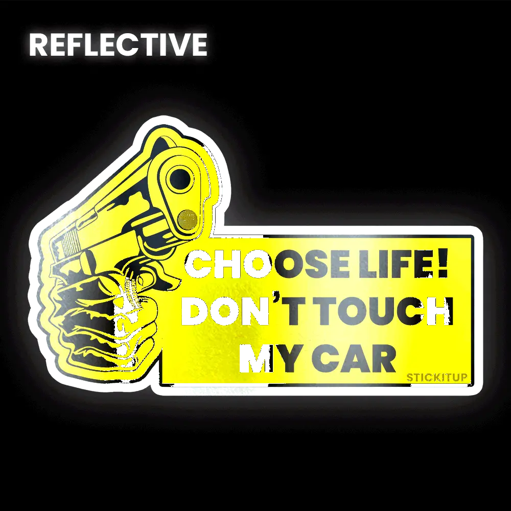 Choose Life Bumper Sticker 1