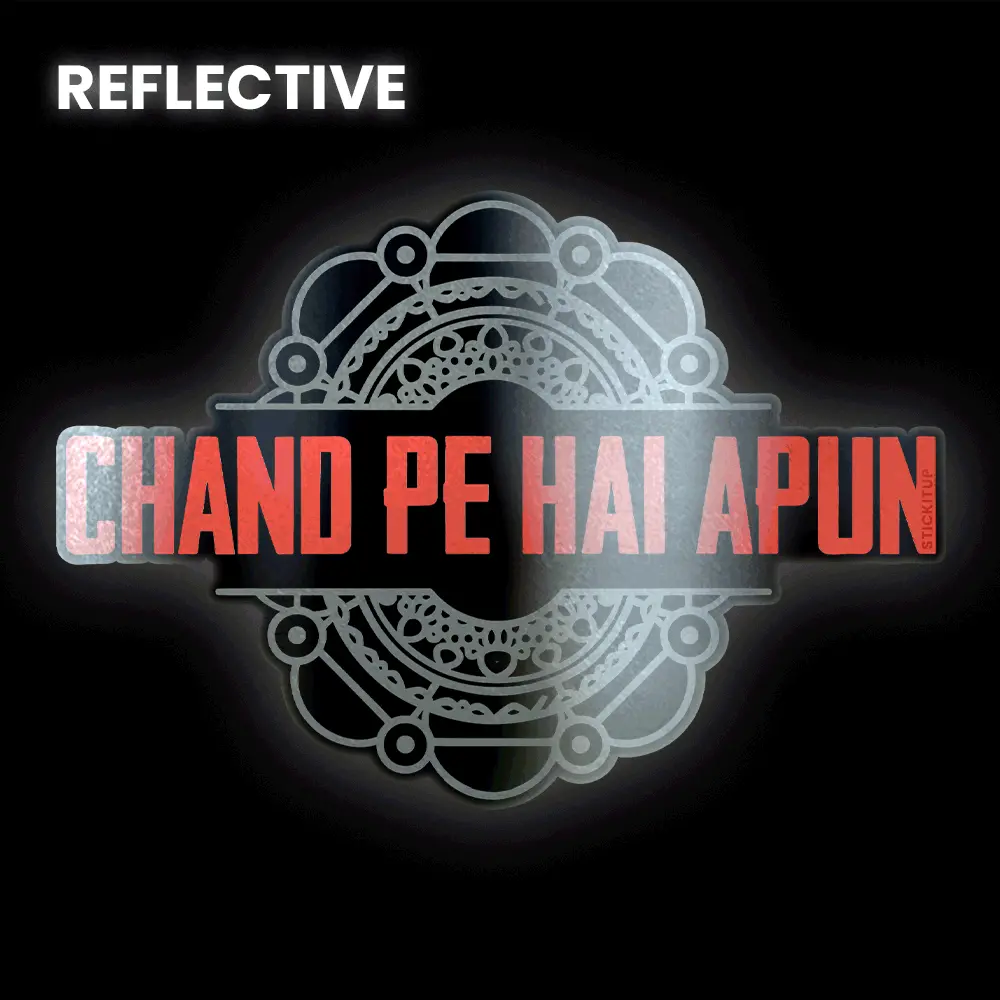 Chand Pe Hai Bumper Sticker 1