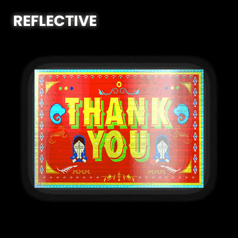 Thank You Bumper Sticker 1
