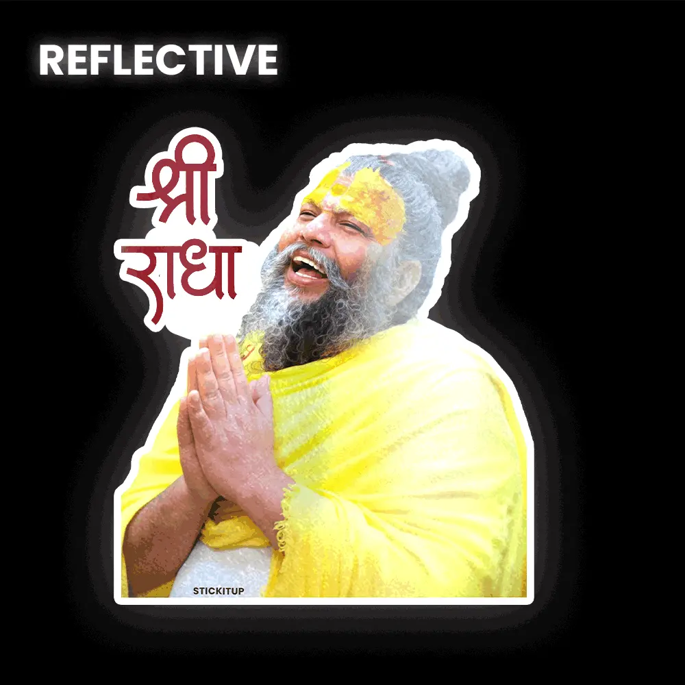 Shri Maharaj Ji Bumper Sticker 1