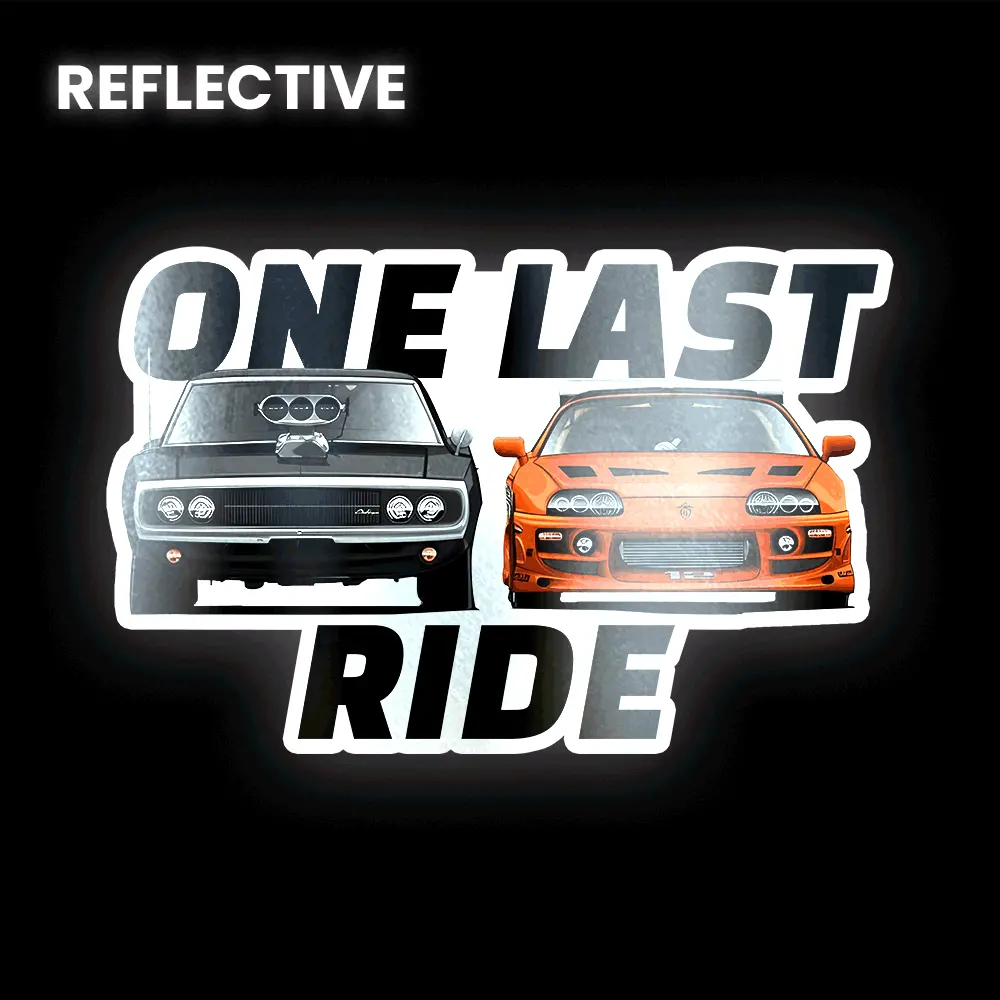 One Last Ride Bumper Sticker 1