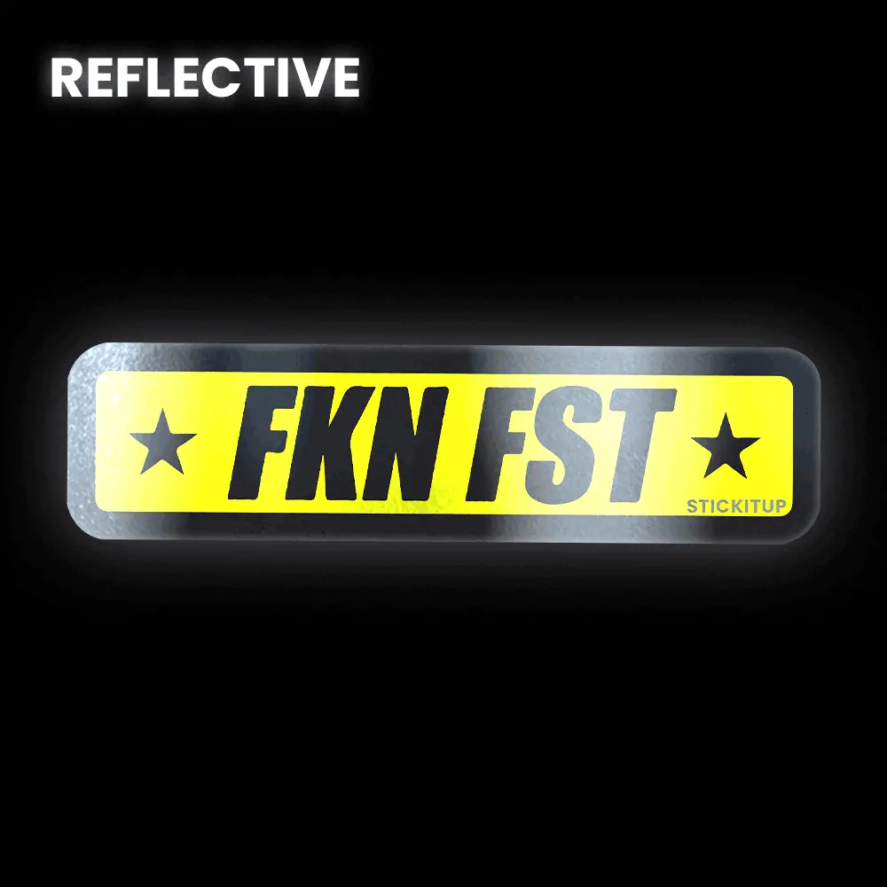 Fkn Fst Bumper Sticker 1
