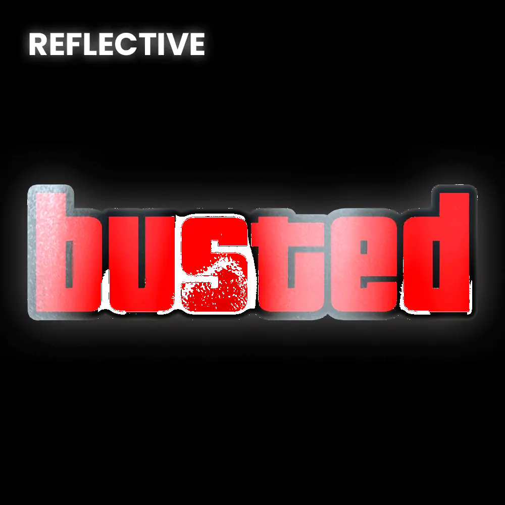 Busted Bumper Sticker 1