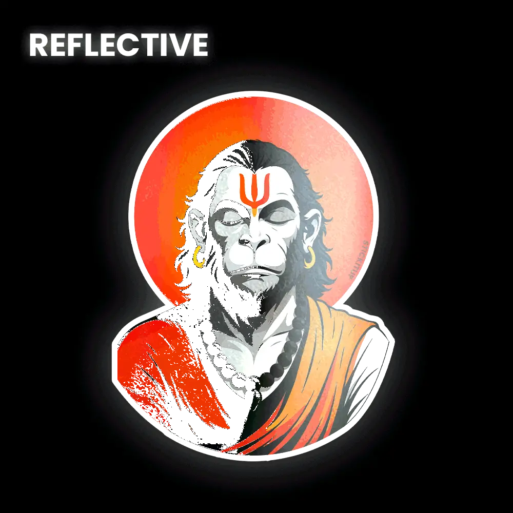Shri Hanuman Ji Bumper Sticker 1