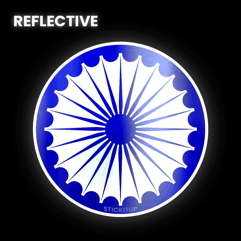 Bharat Chakra Bumper Sticker 1