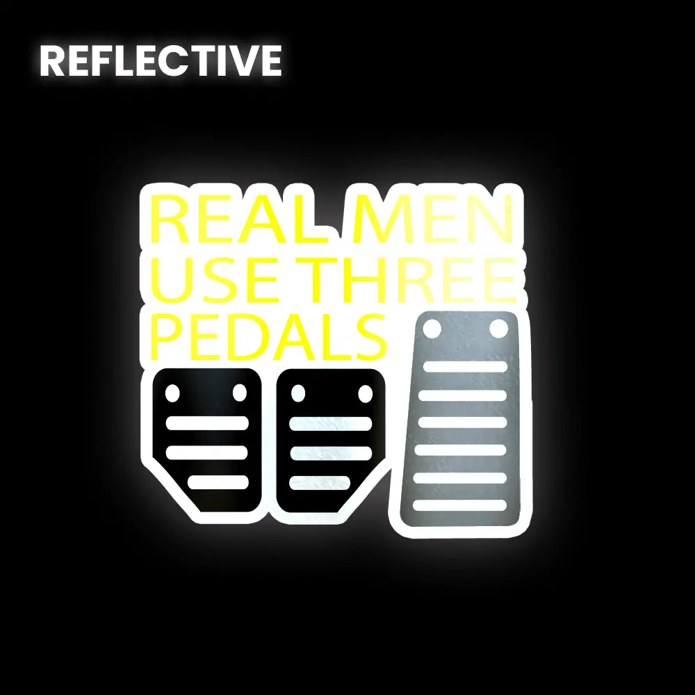 Real Men Bumper Sticker 1