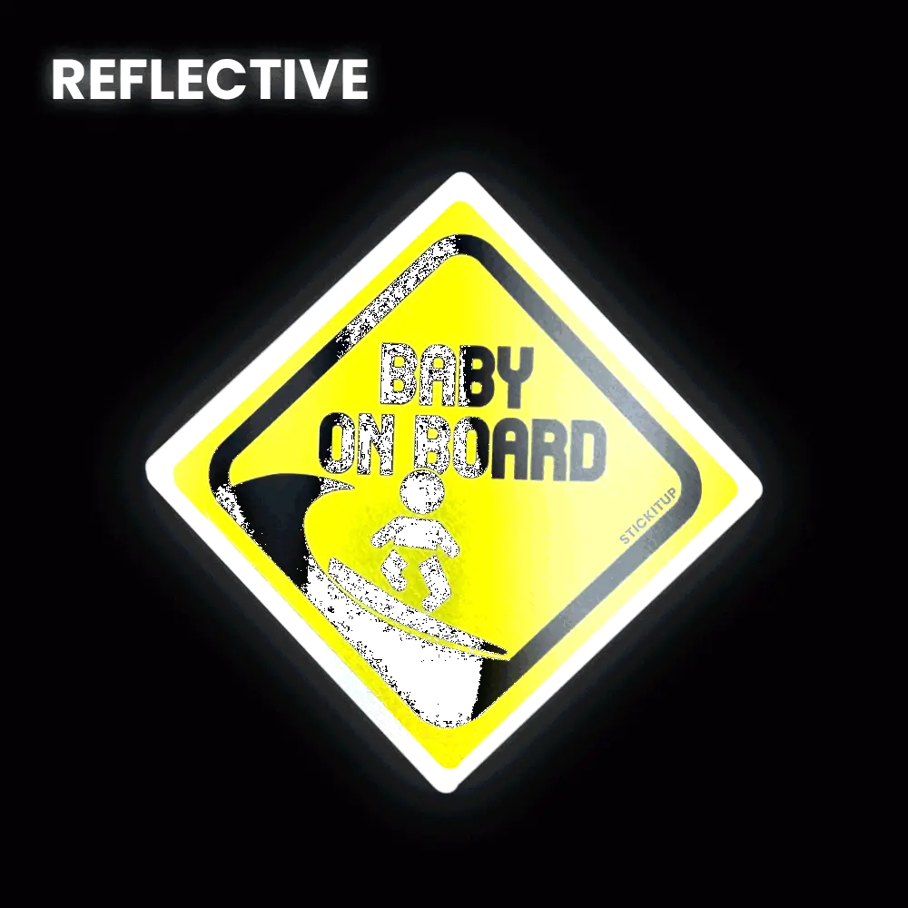 Baby On Board Bumper Sticker 1