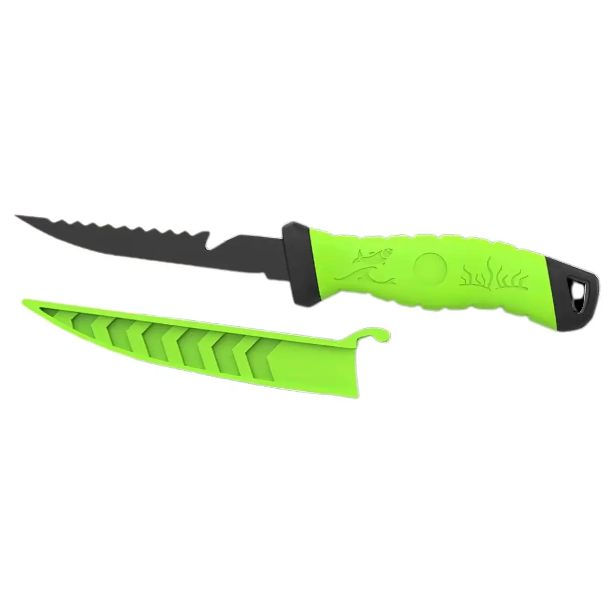 Cuchillo Filetero De Pesca 25Cm. Acero Inoxidable, Hoja Dentada Y Mango Ergonómico. Pescado 1