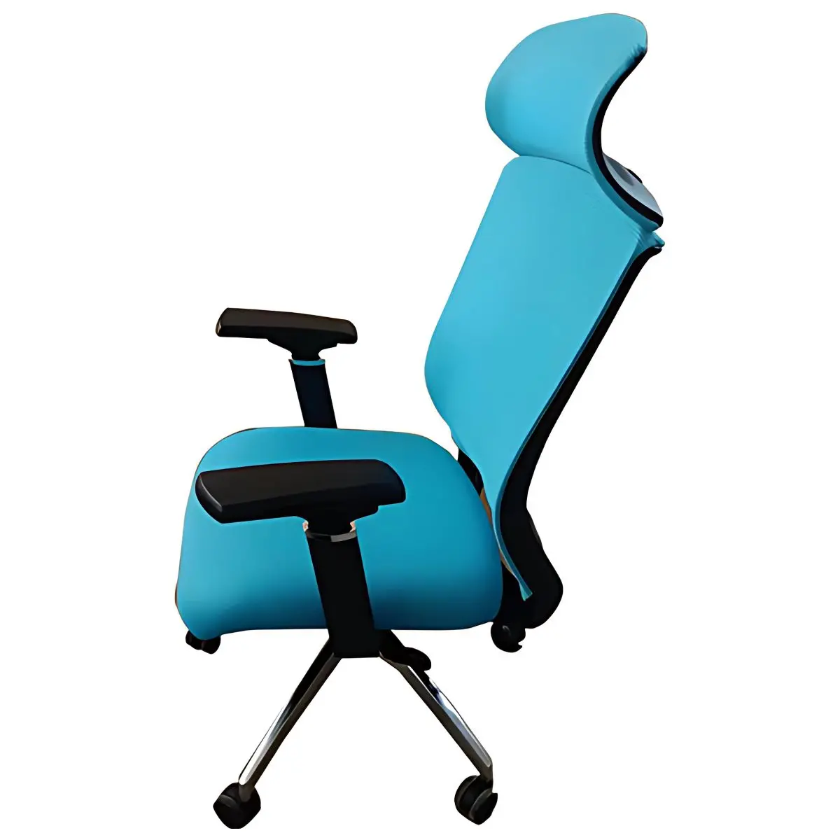 Silla De Oficina Ergonómica. Silla Gamer Giratoria. Color Turquesa. Silla Ejecutiva De Escritorio Con Soporte Lumbar. 1