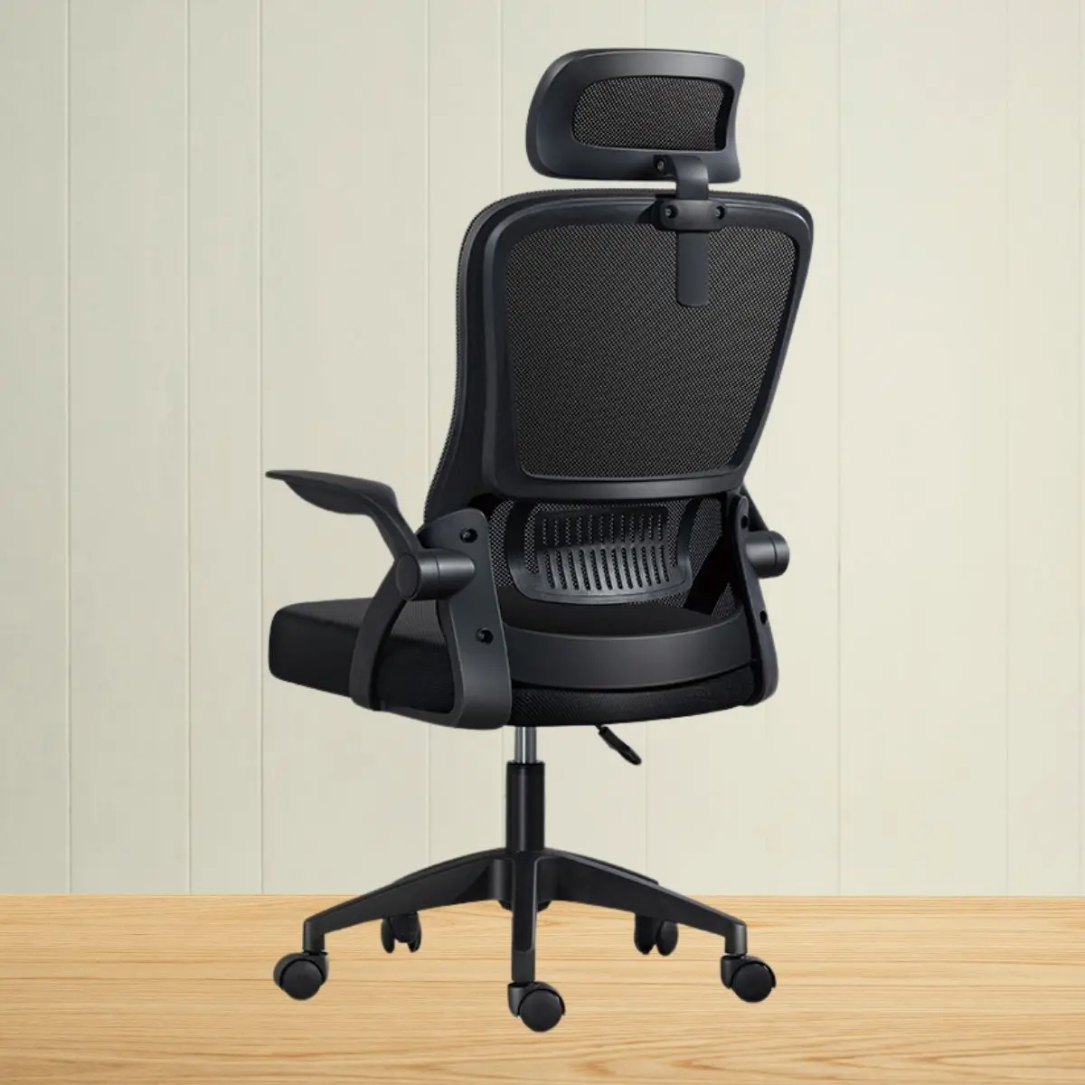 Silla De Oficina Ergonómica. Respaldar Reclinable 125°. Silla Ejecutiva De Escritorio Con Soporte Lumbar Ajustable. Color Negro. 1