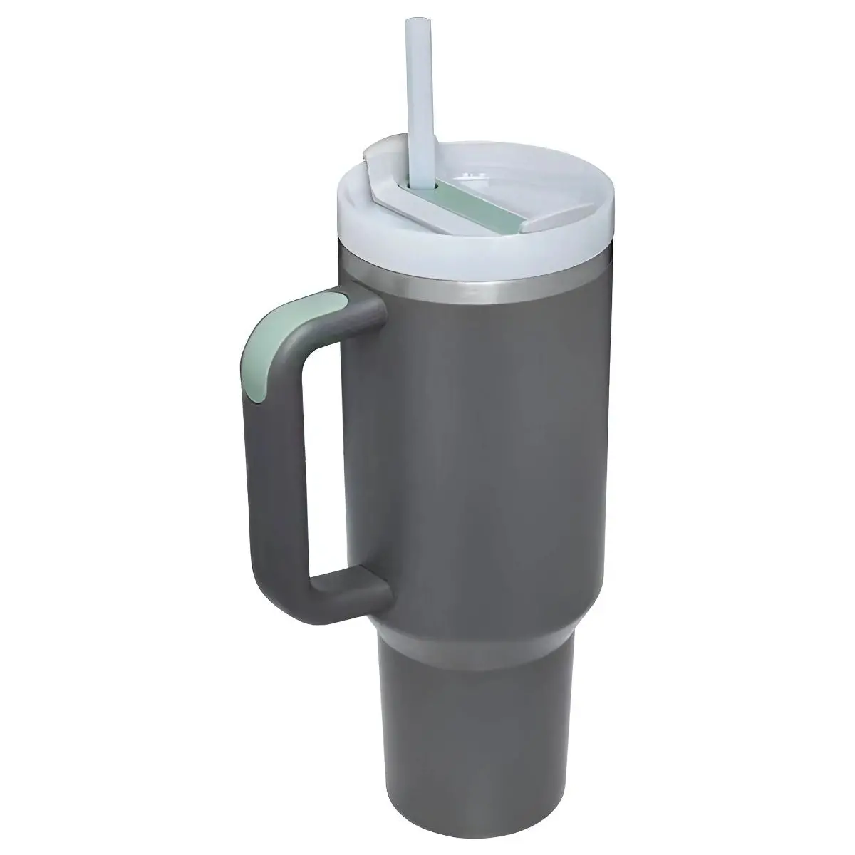 Botella De Agua Termo De 40Oz. Vaso Térmico De Acero Inoxidable. Color Gris Oscuro. 1