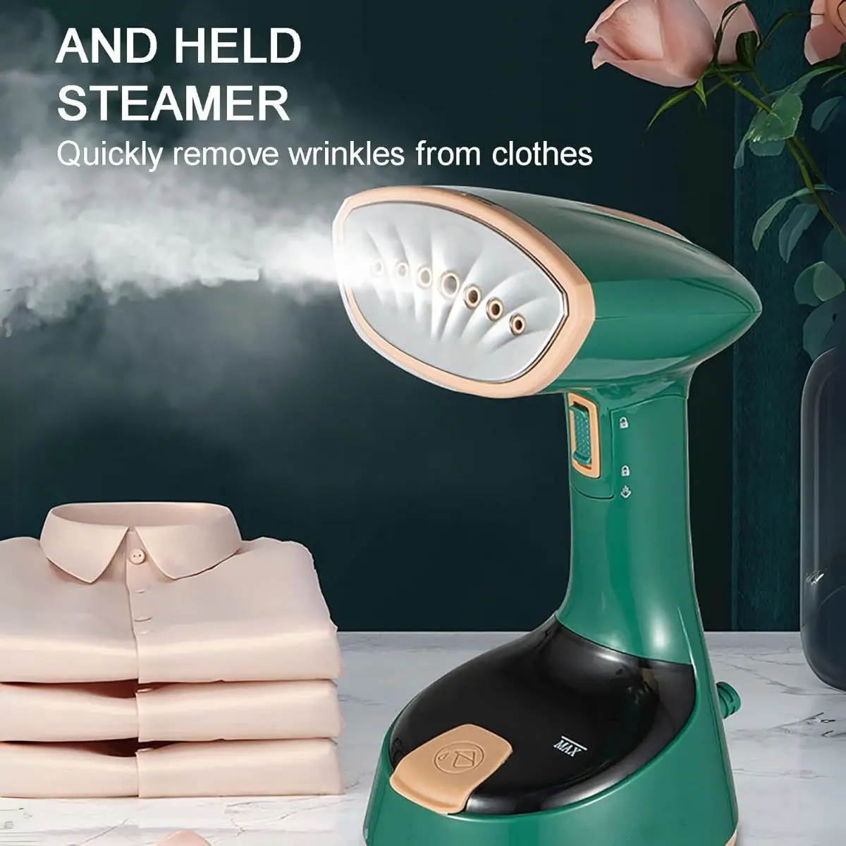 Plancha A Vapor Portátil. Vaporizador De Ropa Compacto. Ideal Para Viajes. 1