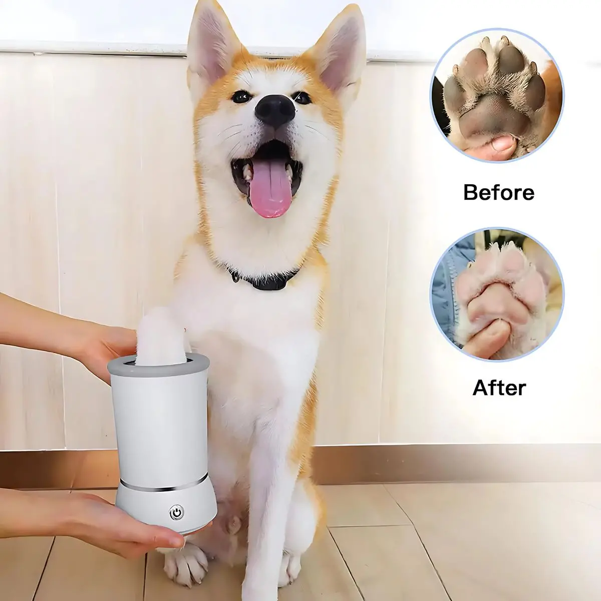 Limpiador De Patas De Mascotas. Ideal Para Perros Y Gatos. Maquina Automática Lava Patitas. 1