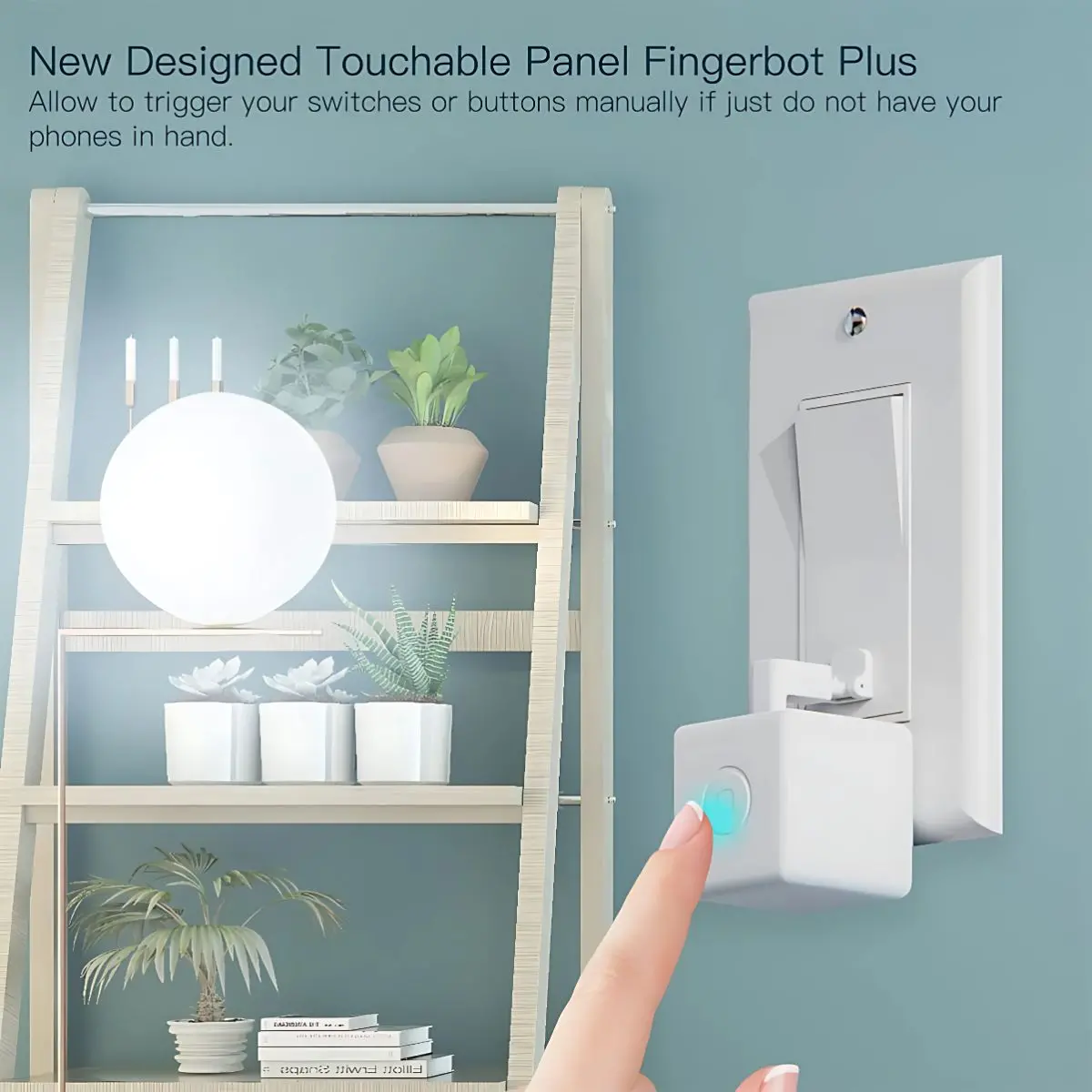 Automatizador De Botones Inteligente. Dispositivo Smart Fingerbot Para Control Remoto De Interruptores. Compatible Con Alexa Y Google Home. Robot De Botones 2