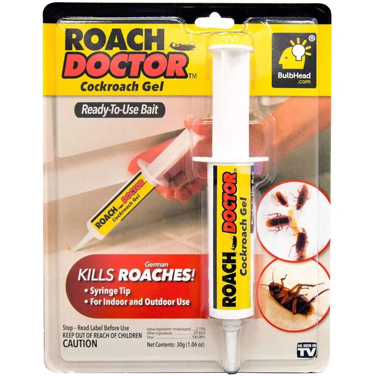 Gel Mata Cucarachas. Trampa Para Control De Plagas. Cebo Extermina Insectos. (Unidad) 1