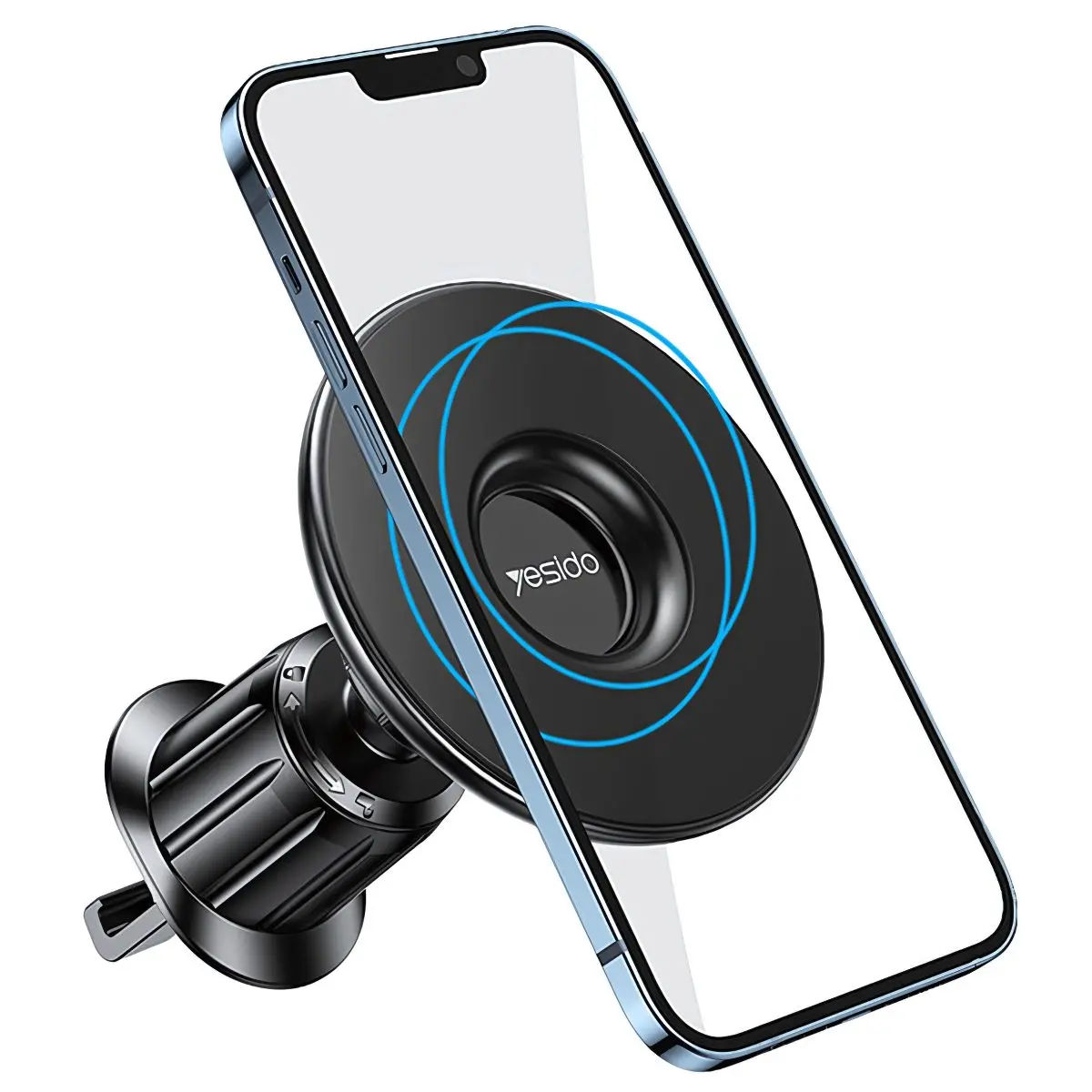 Soporte Magnético Para Teléfono En Auto. Montaje En Rejilla, Compatible Con Iphone Y Magsafe. 1