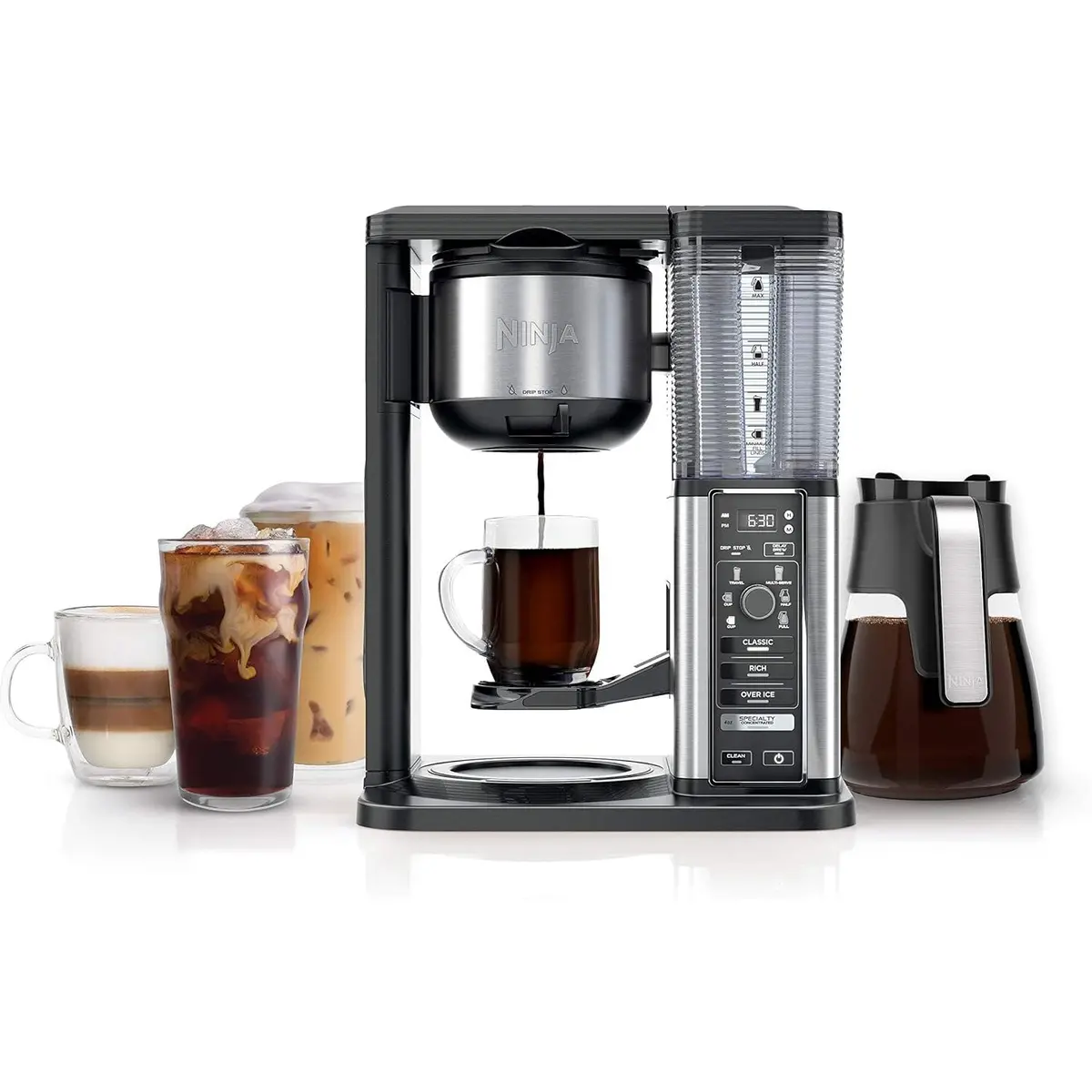 Cafetera Ninja Specialty Cm401. Maquina De Café De Capacidad Hasta 10 Tazas, Espumador Plegable Y Filtro Permanente. 1