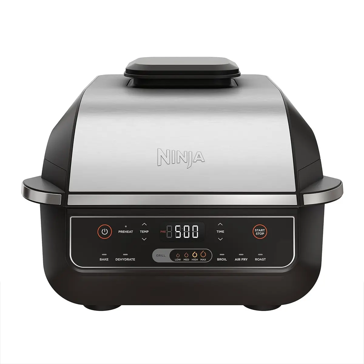 Parrilla Interior 6 En 1 Y Freidora De Aire Ninja Foodi Grill. Asador De Interior Y Air Fryer Eg201. 1