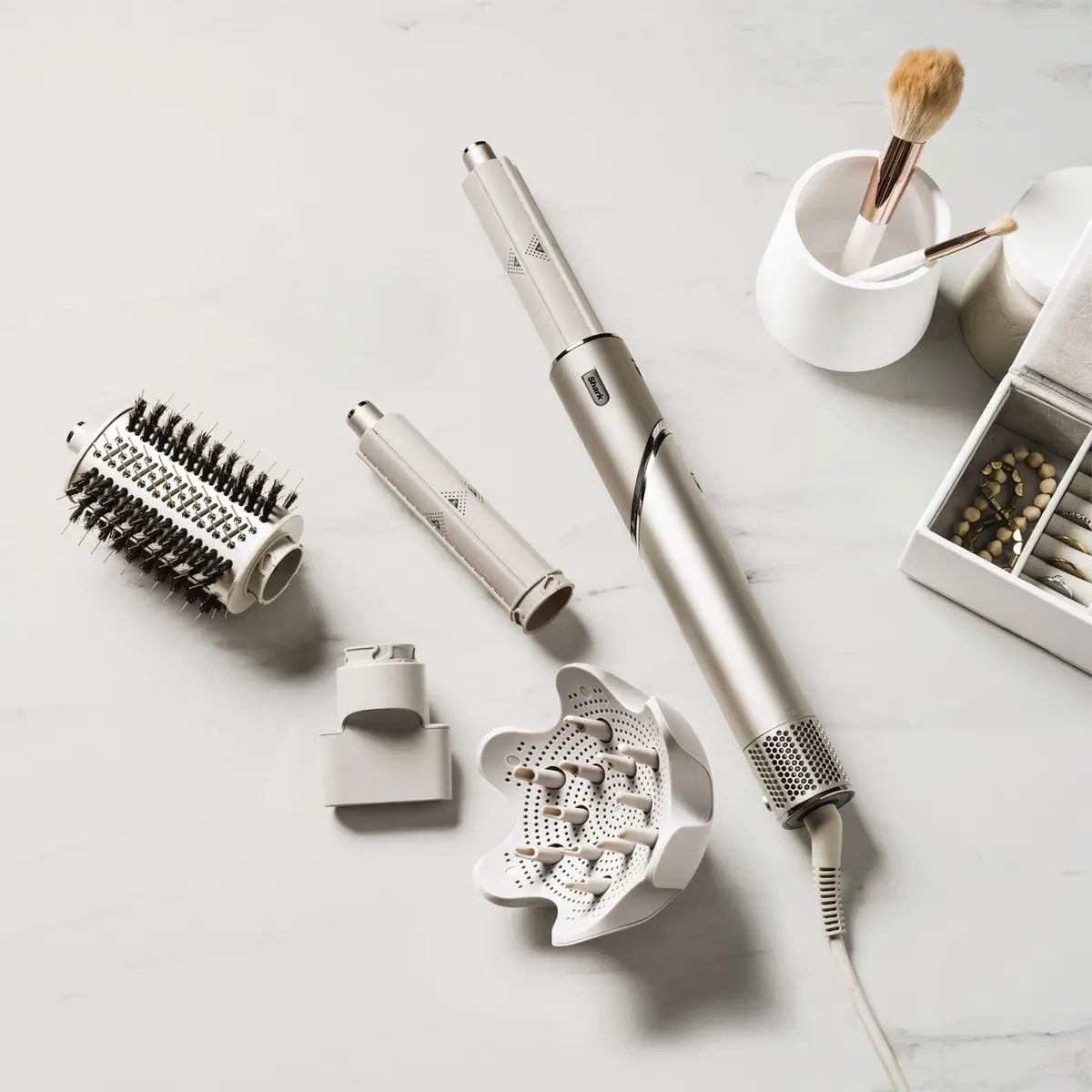 Secador Y Estilizador Shark Flexstyle. Cepillo Blower De Cabello Para Pelo Rizado Hd435. 2