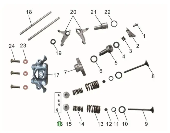 Abrazadera De Bloqueo De Válvula (Rk150 / Kc150) Valve Lock Clamp 1