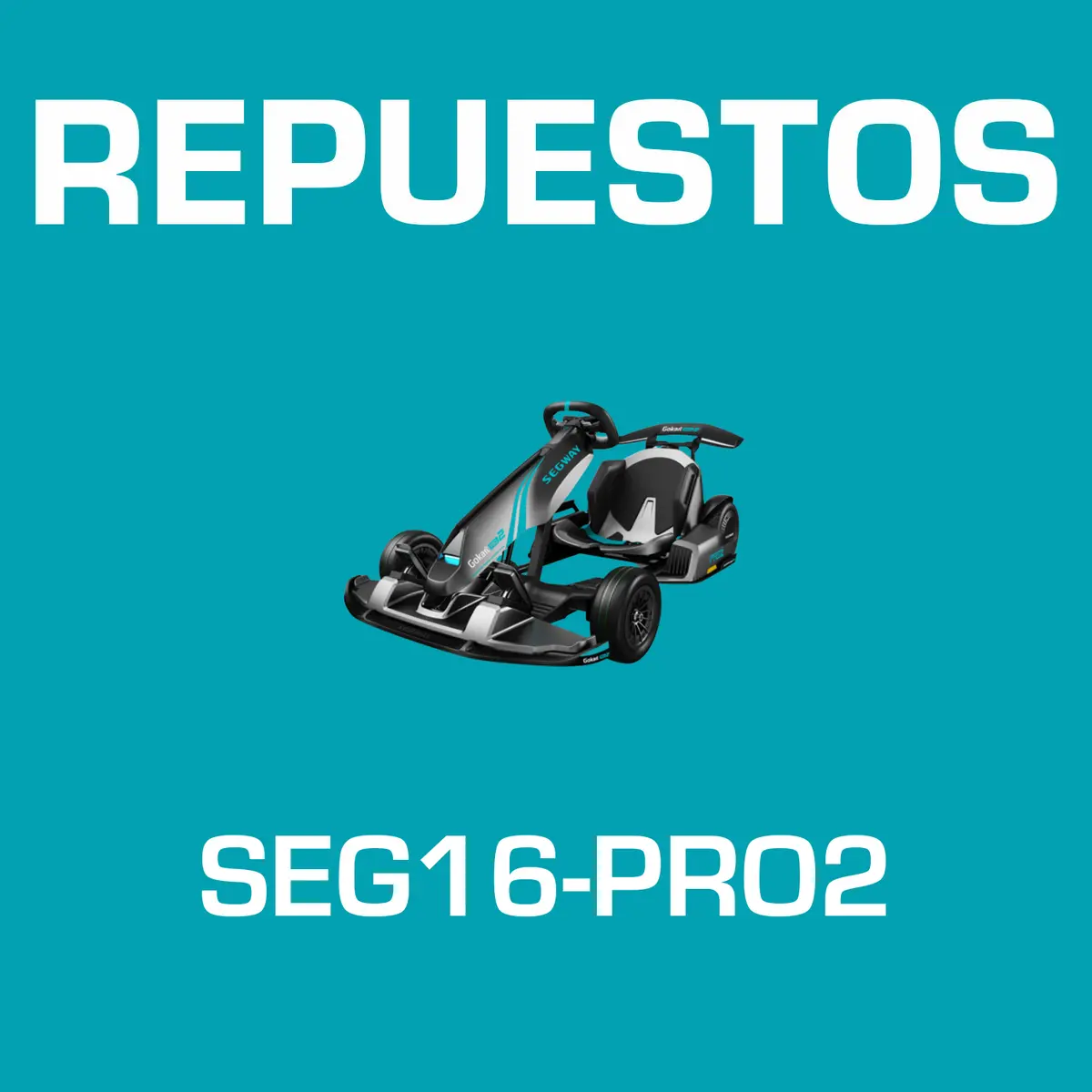 Repuestos De Gokart Pro 2 Segway Ninebot Negro Código Seg16-Pro2 1