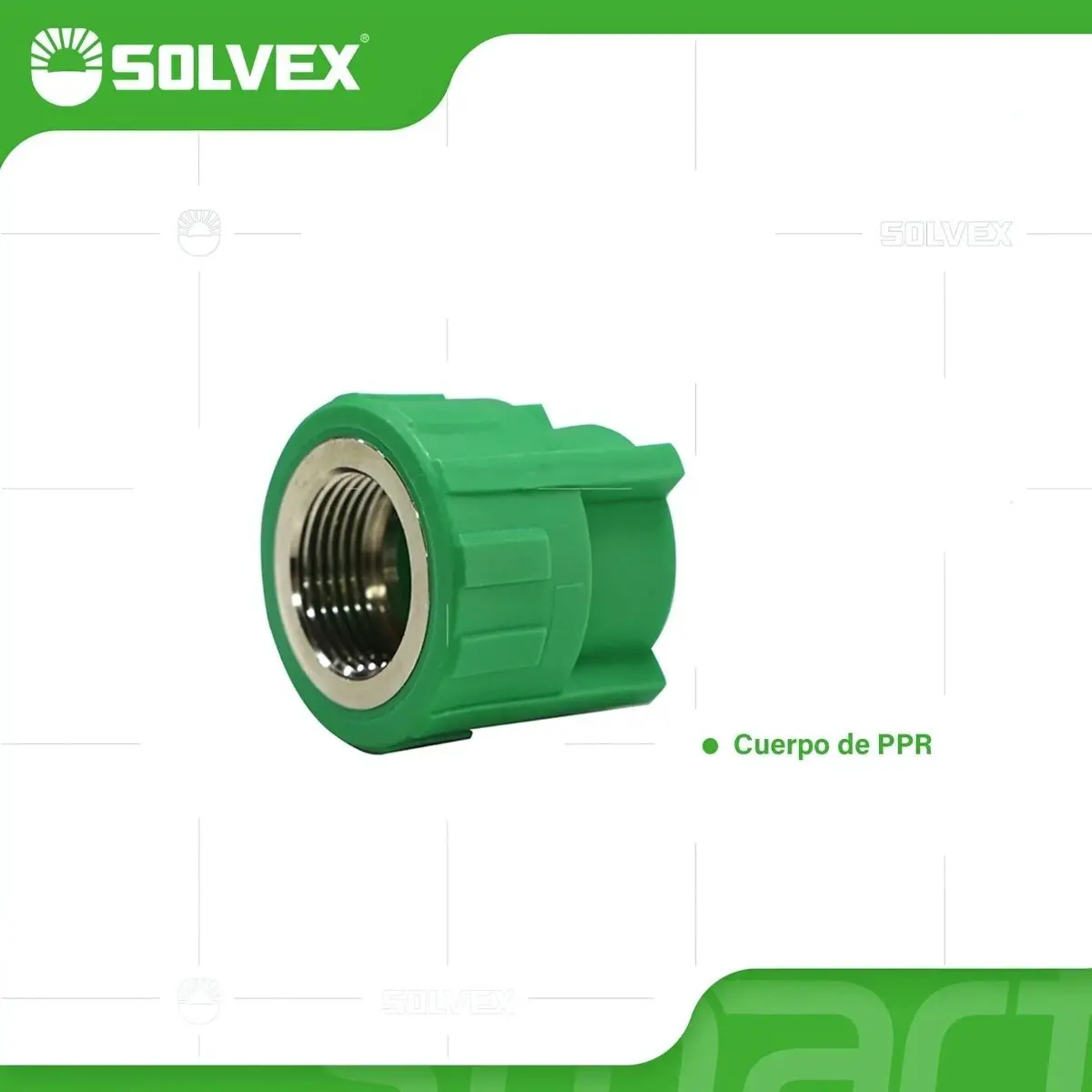 Adaptadores Ppr Hembra. Uniones Conectores Termofusión Para Agua. 1