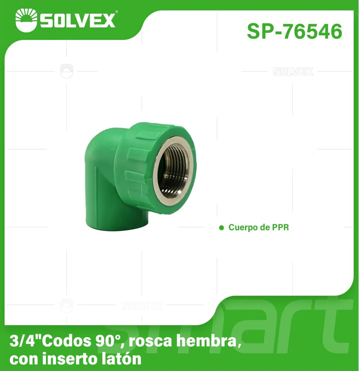 Codos Ppr 90° Con Rosca Hembra. Conectores Termofusión Para Agua. 3